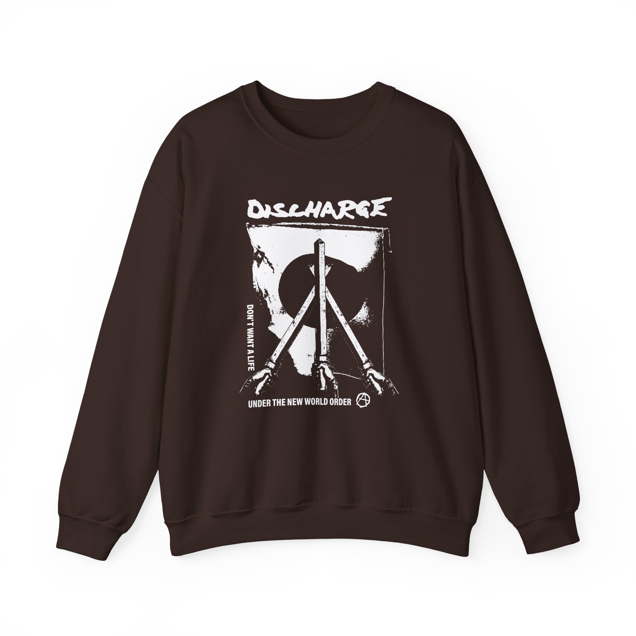 Discharge New World Order Unisex Heavy Blendâ„¢ Crewneck Sweatshirt