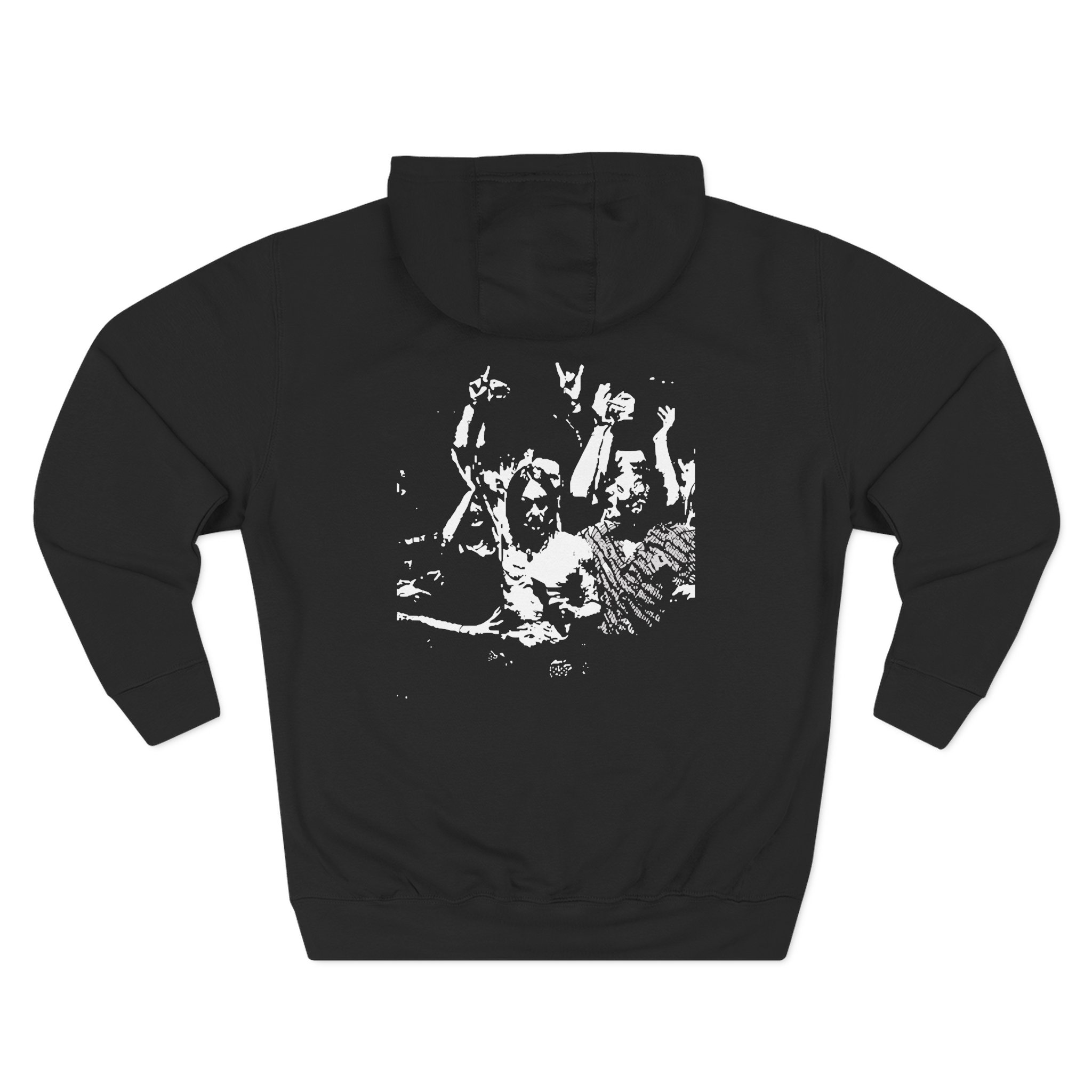 The Stooges Iggy Pop Photo Three-Panel Fleece Hoodie