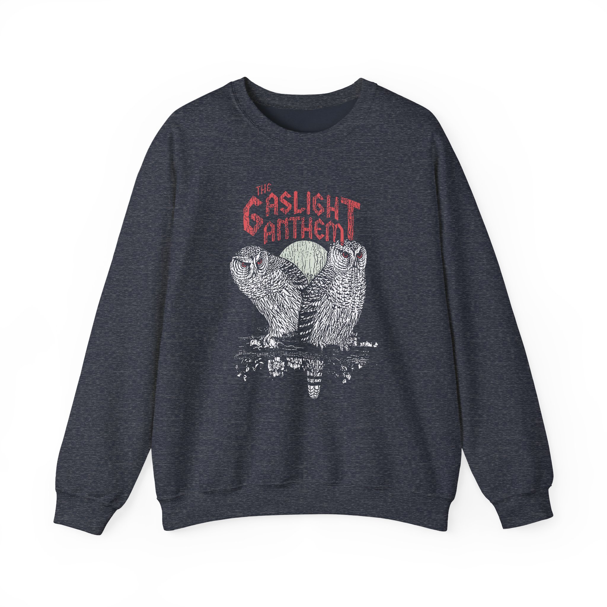 Gaslight Anthem Thrash Owls Unisex Heavy Blendâ„¢ Crewneck Sweatshirt