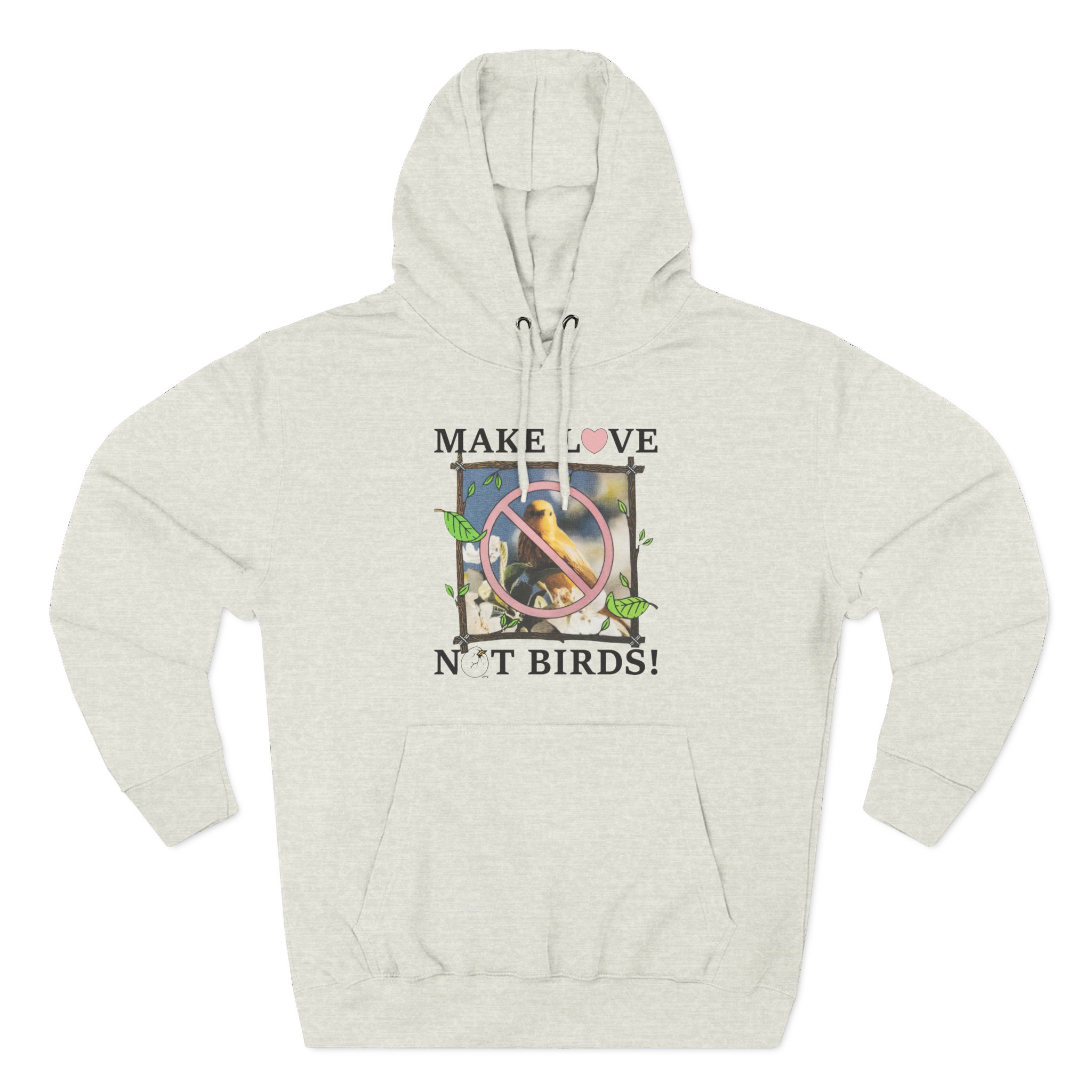 Birds Arent Real Three-Panel Fleece Hoodie