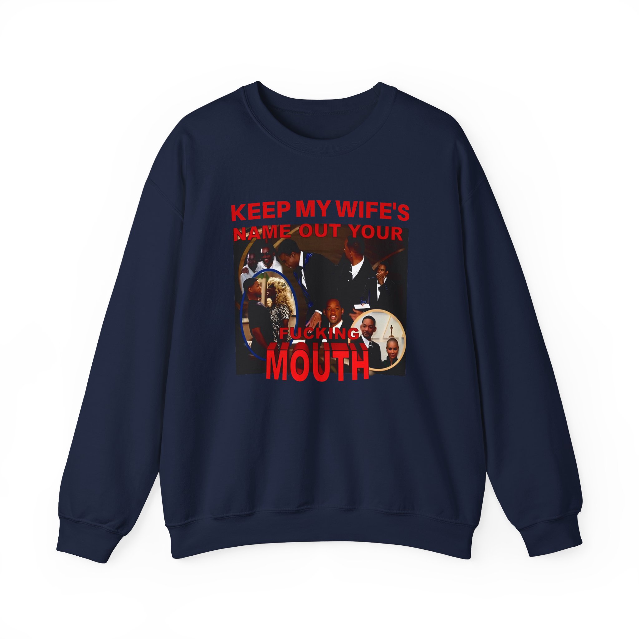Will Smith Chris Rock Oscars Academy Awards Unisex Heavy Blendâ„¢ Crewneck Sweatshirt