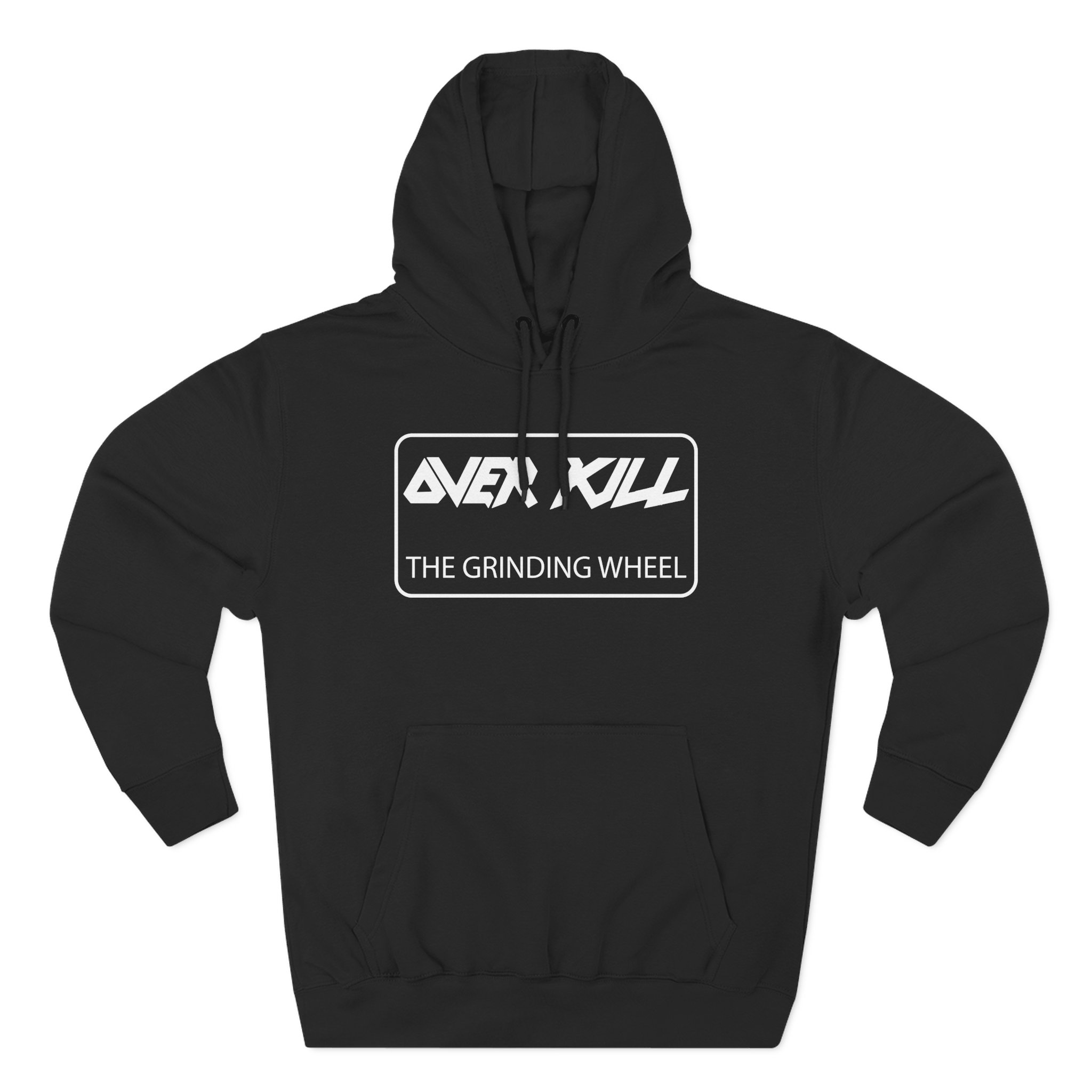 Overkill Embroidered Gear Logo Three-Panel Fleece Hoodie