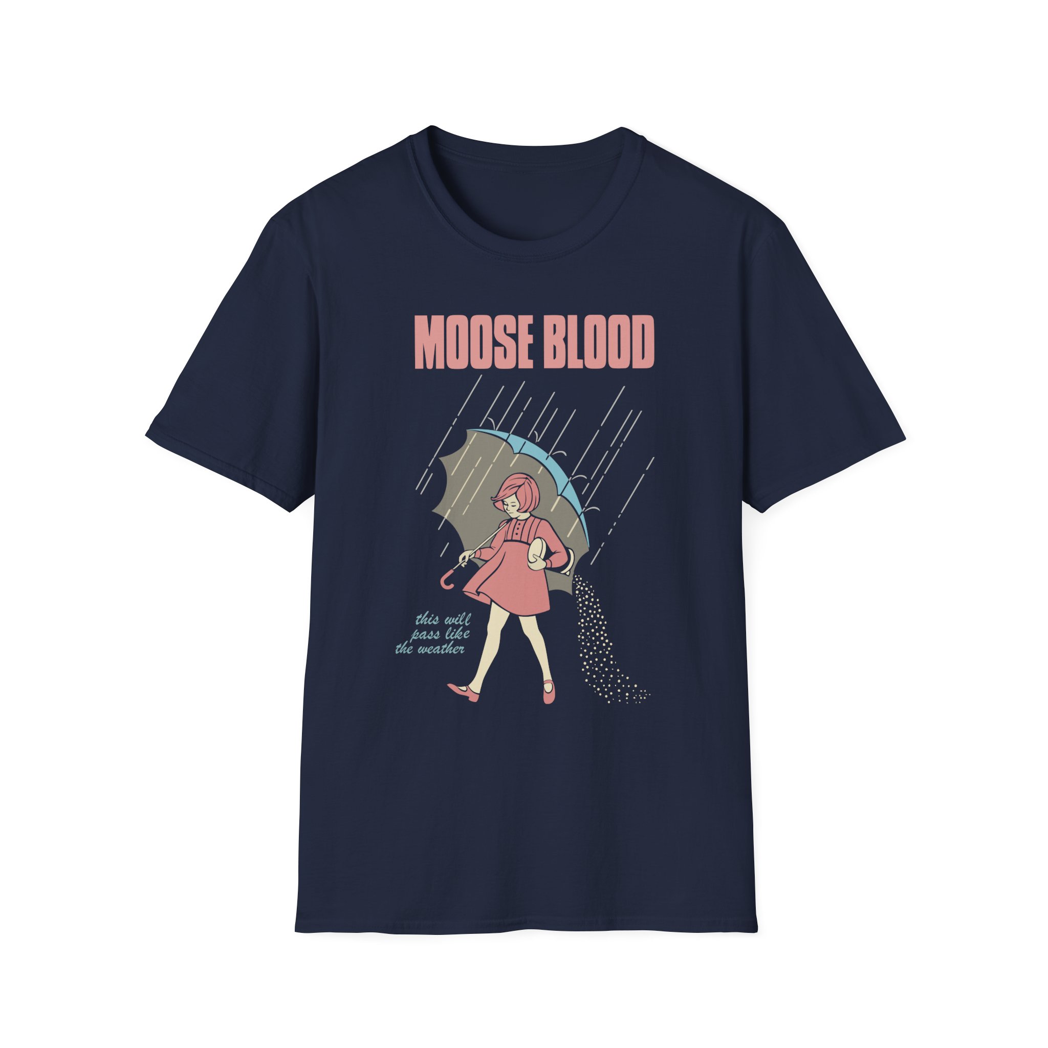Moose Blood Emo Pop Punk Band Unisex Softstyle T-Shirt