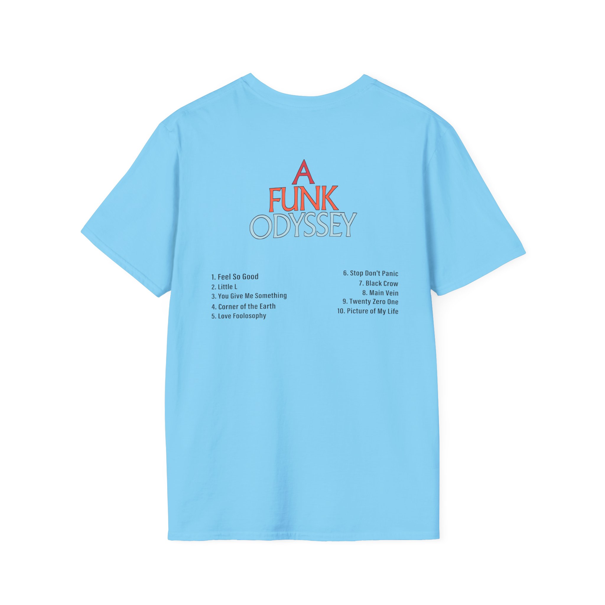 J Funk Odyssey Tracklist Unisex Softstyle T-Shirt
