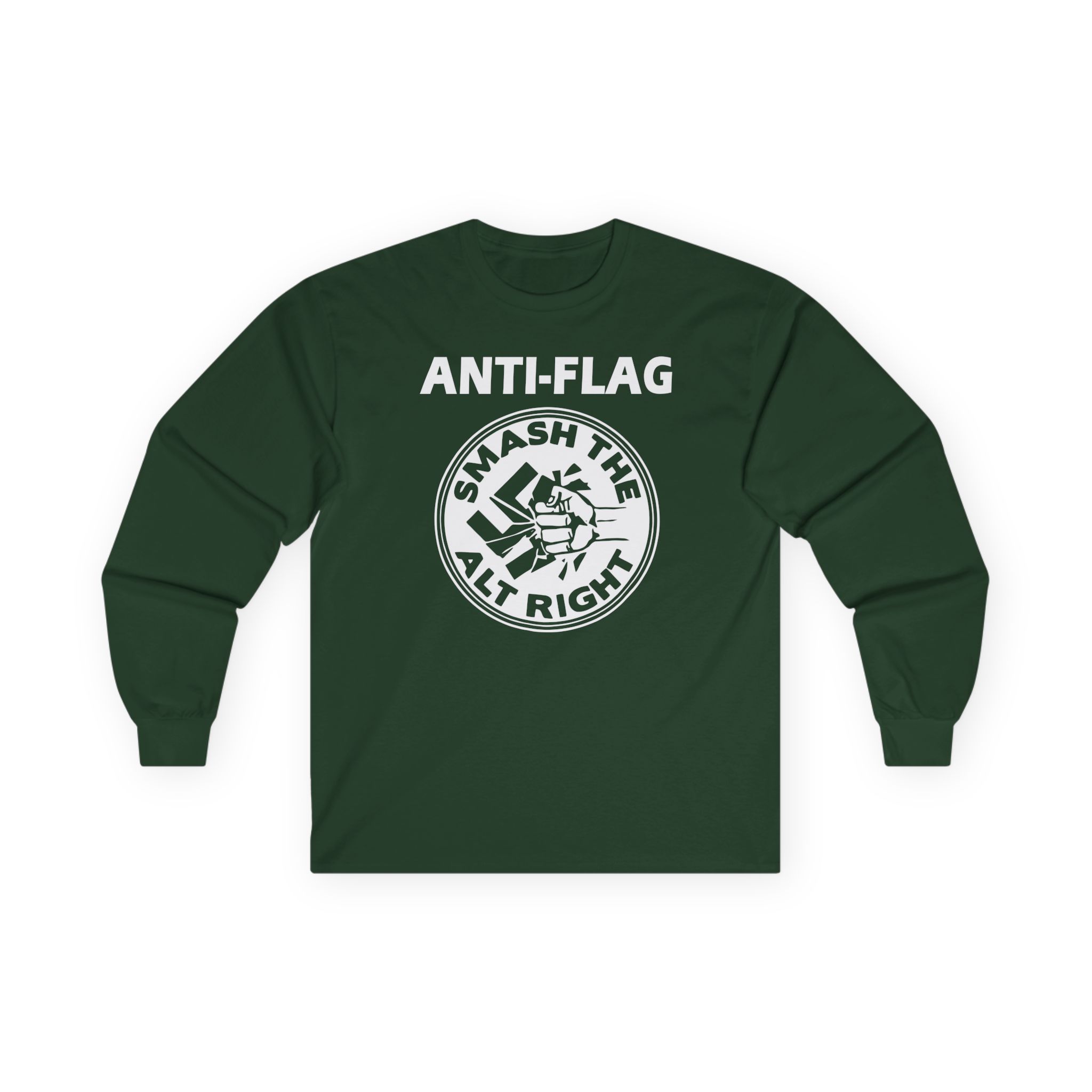 Anti Flag Smash the Alt Right Unisex Ultra Cotton Long Sleeve Tee