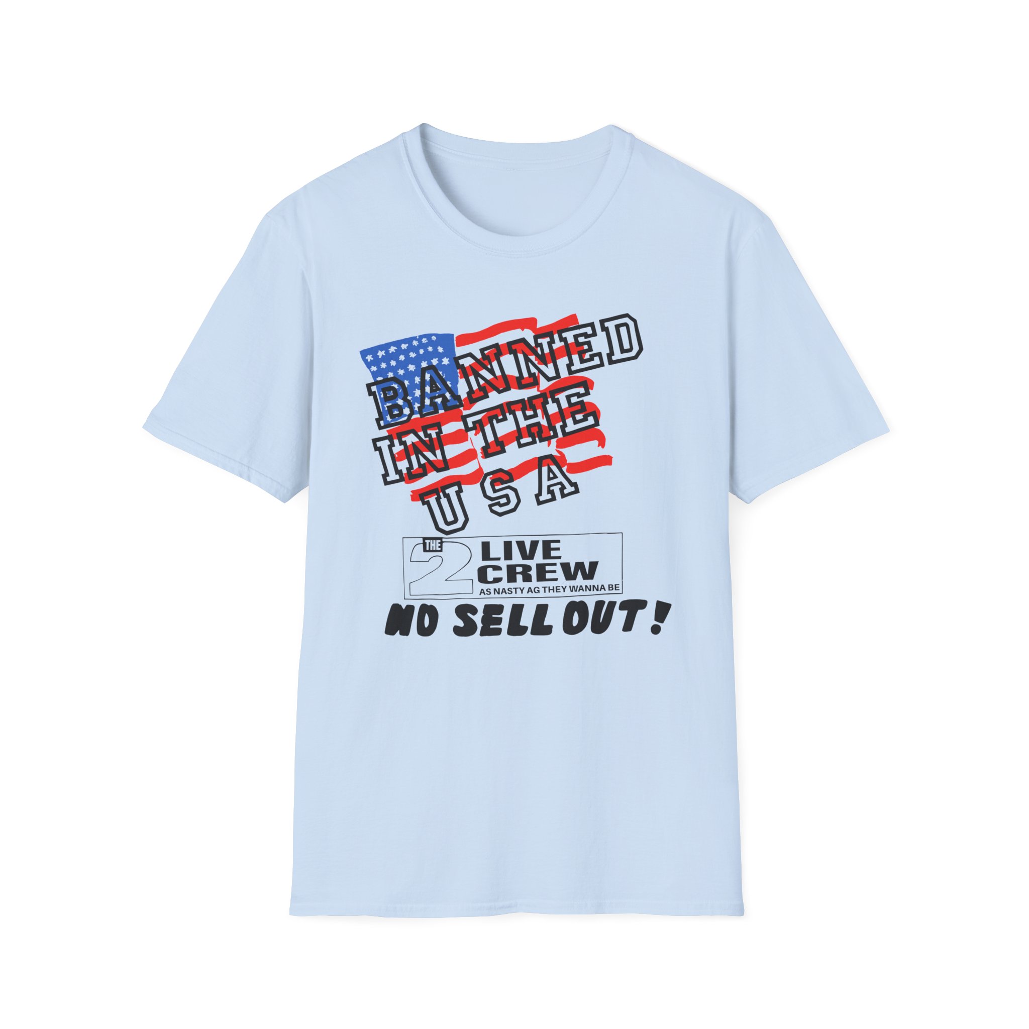 2 Live Crew Banned in the U.s.a. Luke Records Unisex Softstyle T-Shirt