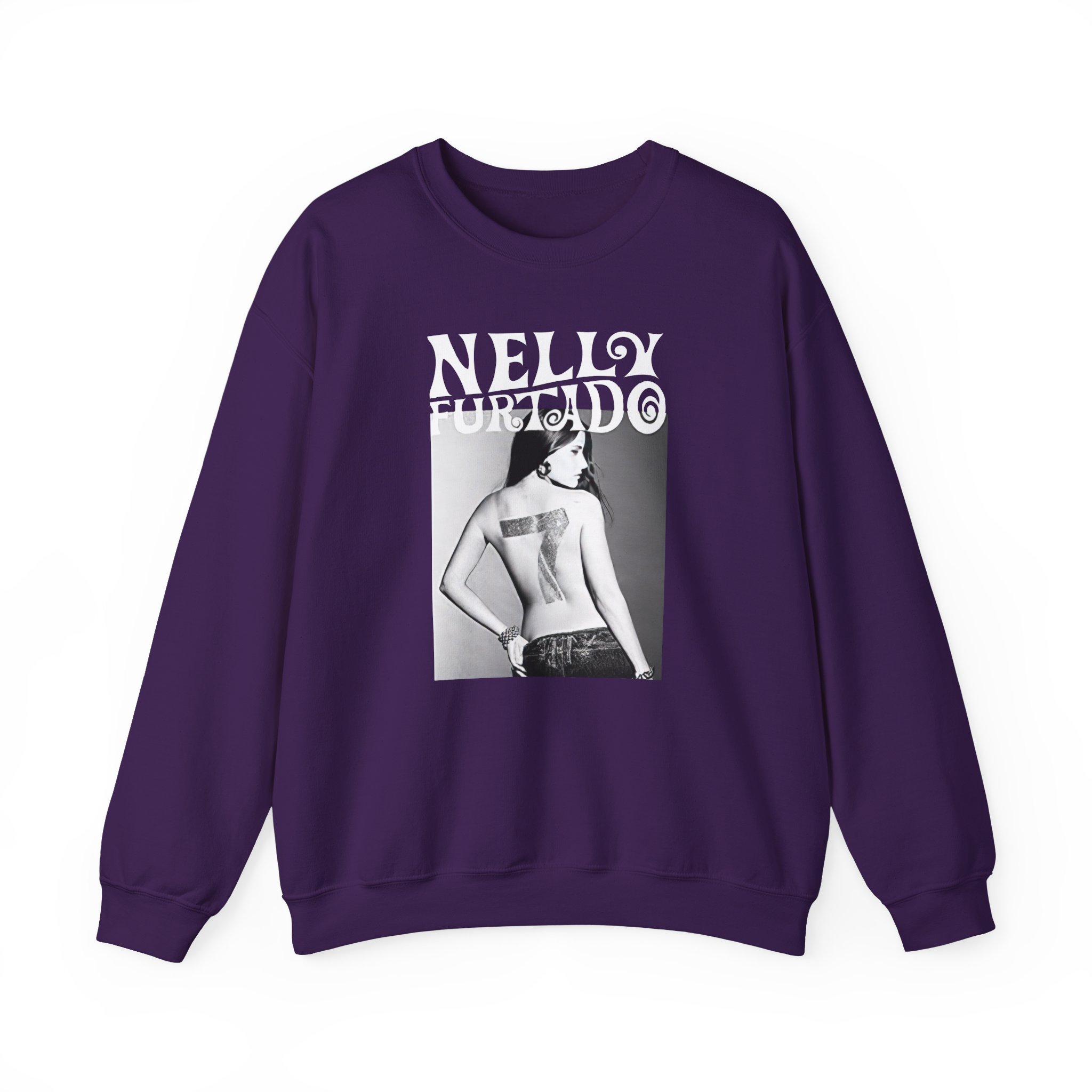 Nelly Furtado 7 Album Unisex Heavy Blend Crewneck Sweatshirt