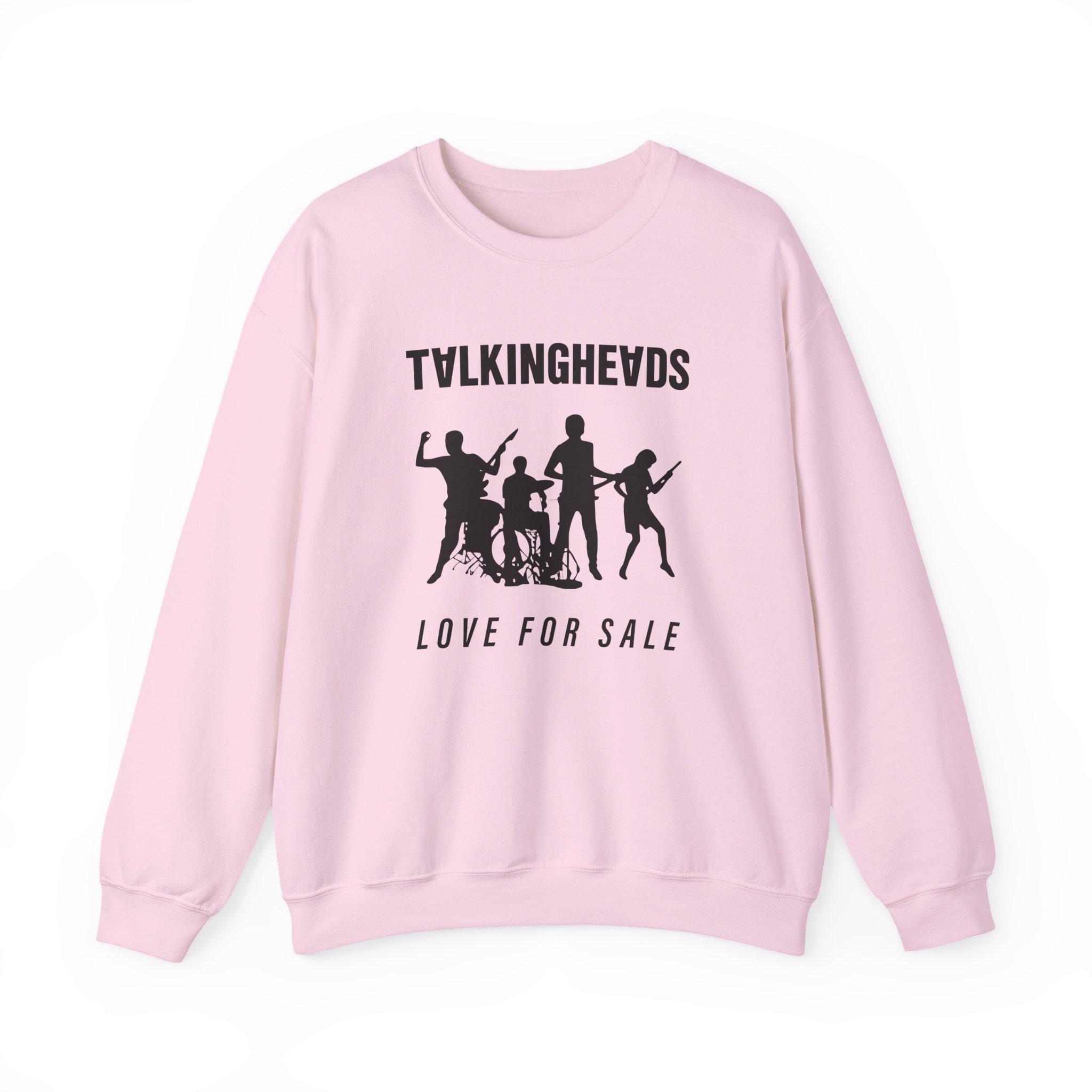 Talking Heads Remain in Light Faces Unisex Heavy Blendâ„¢ Crewneck Sweatshirt