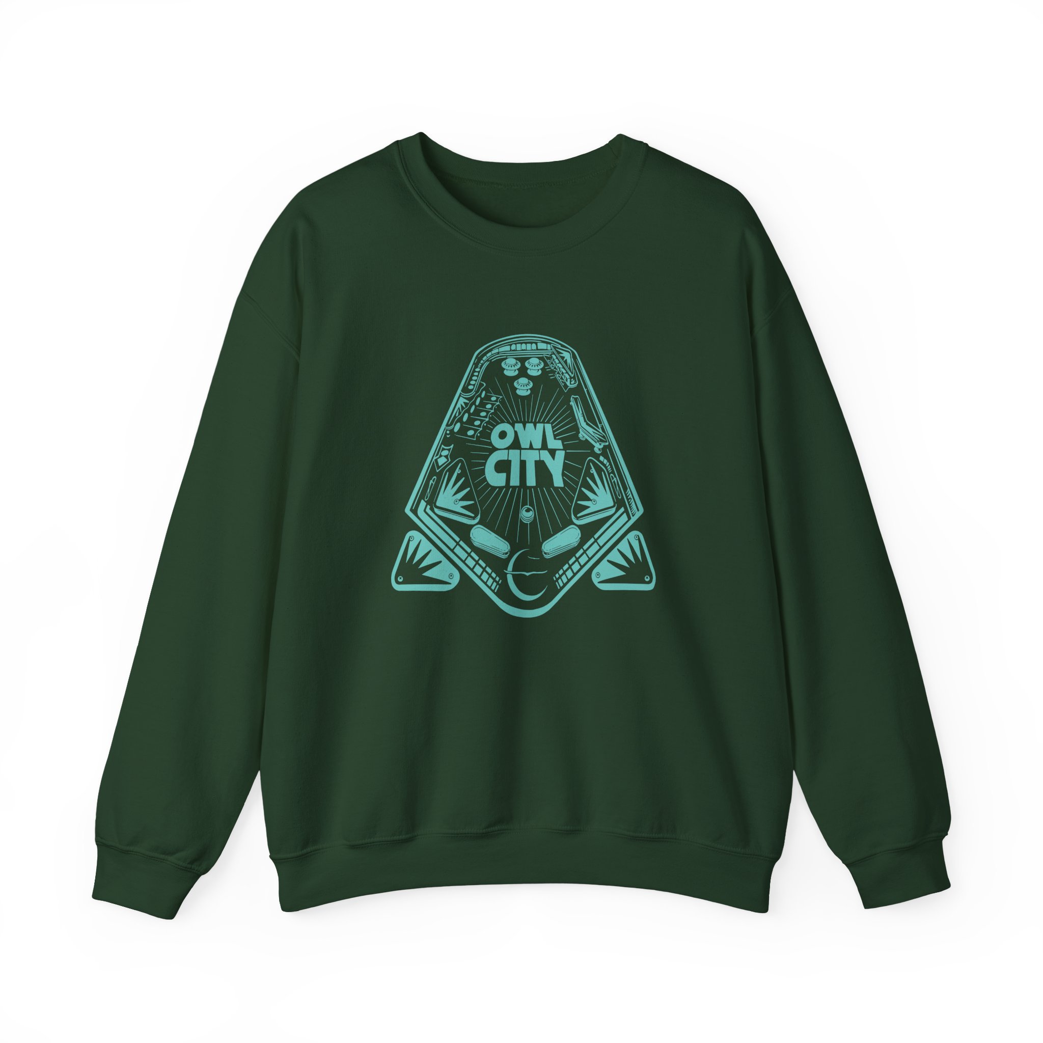 Owl City Pinball Unisex Heavy Blendâ„¢ Crewneck Sweatshirt