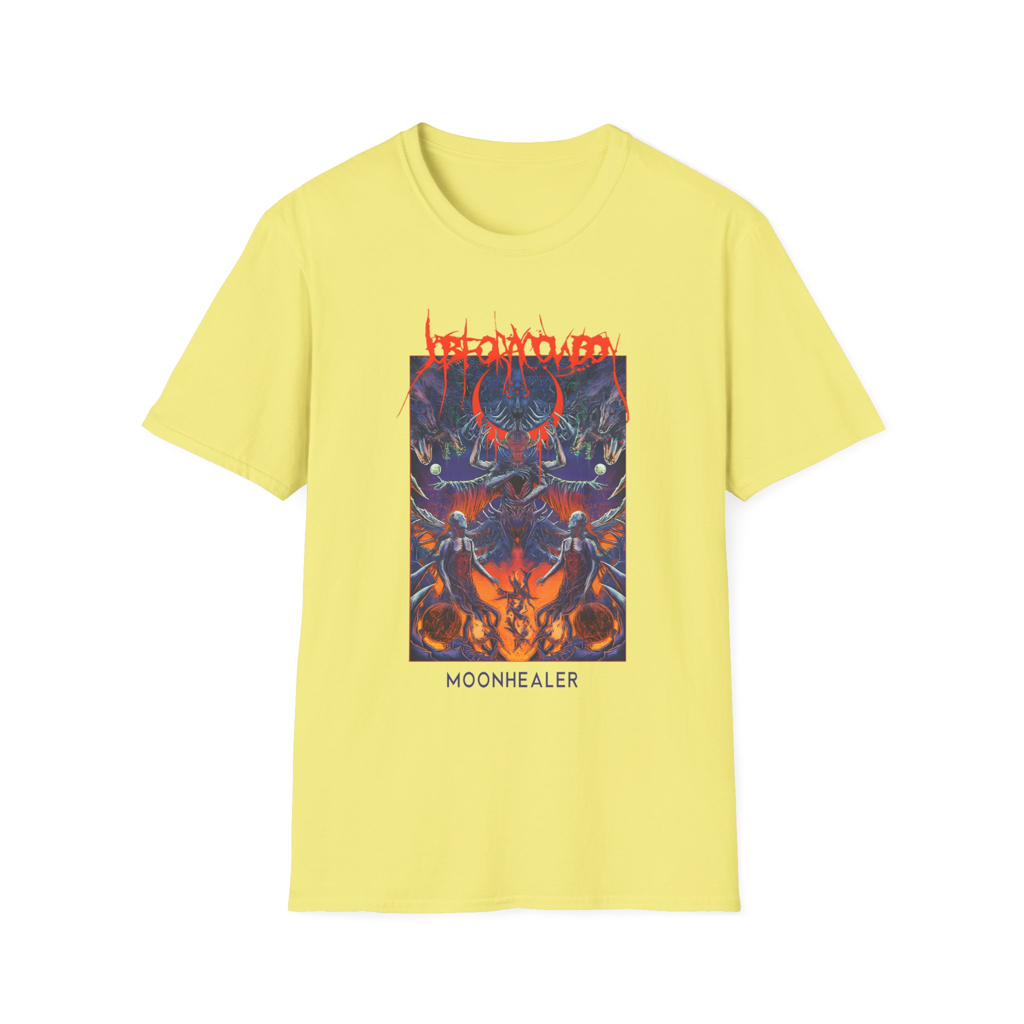 Job for a Cowboy Moon Healer Unisex Softstyle T-Shirt