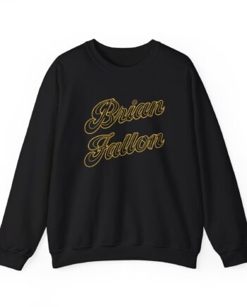 Brian Fallon Gold Text Unisex Heavy Blend™ Crewneck Sweatshirt