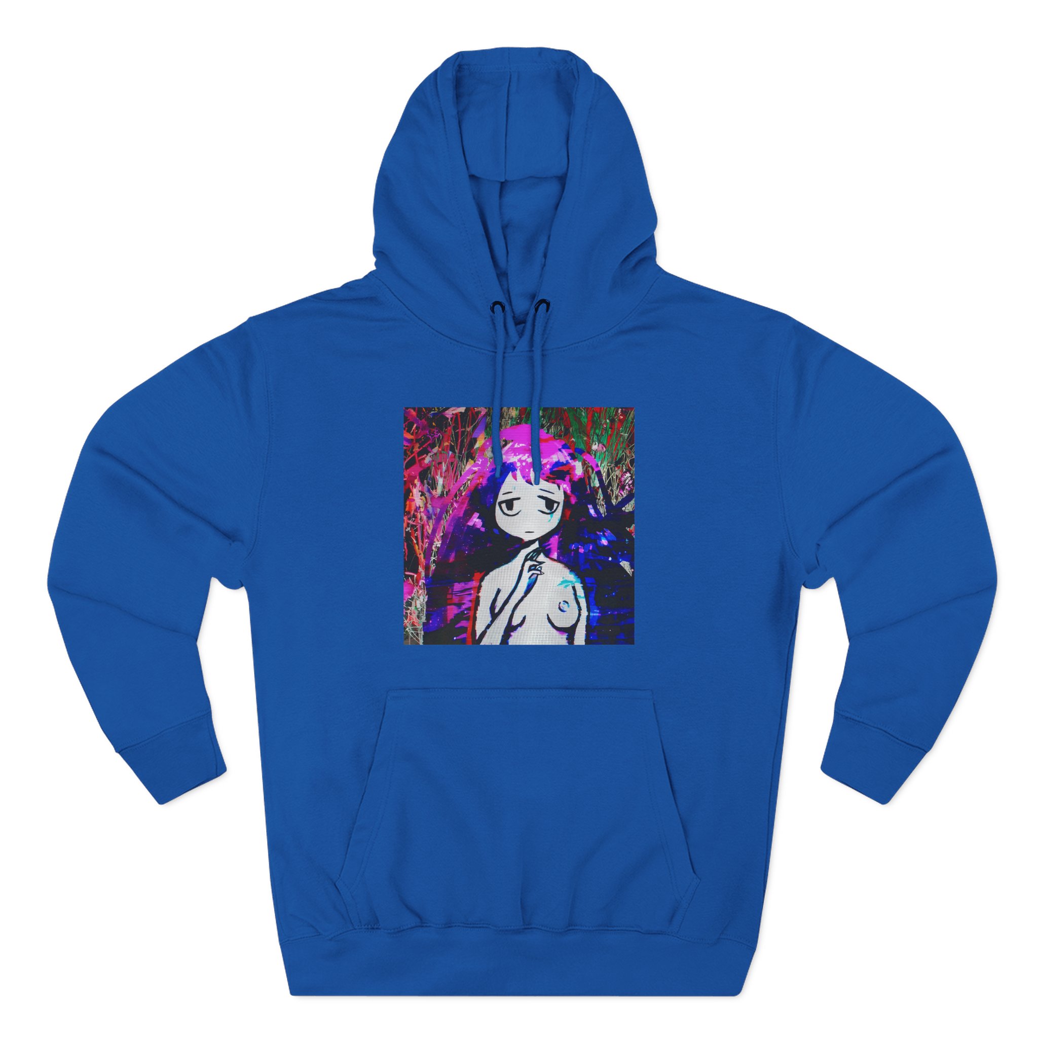 Sewerslvt Draining Love Story 1 Album Cover Three-Panel Fleece Hoodie