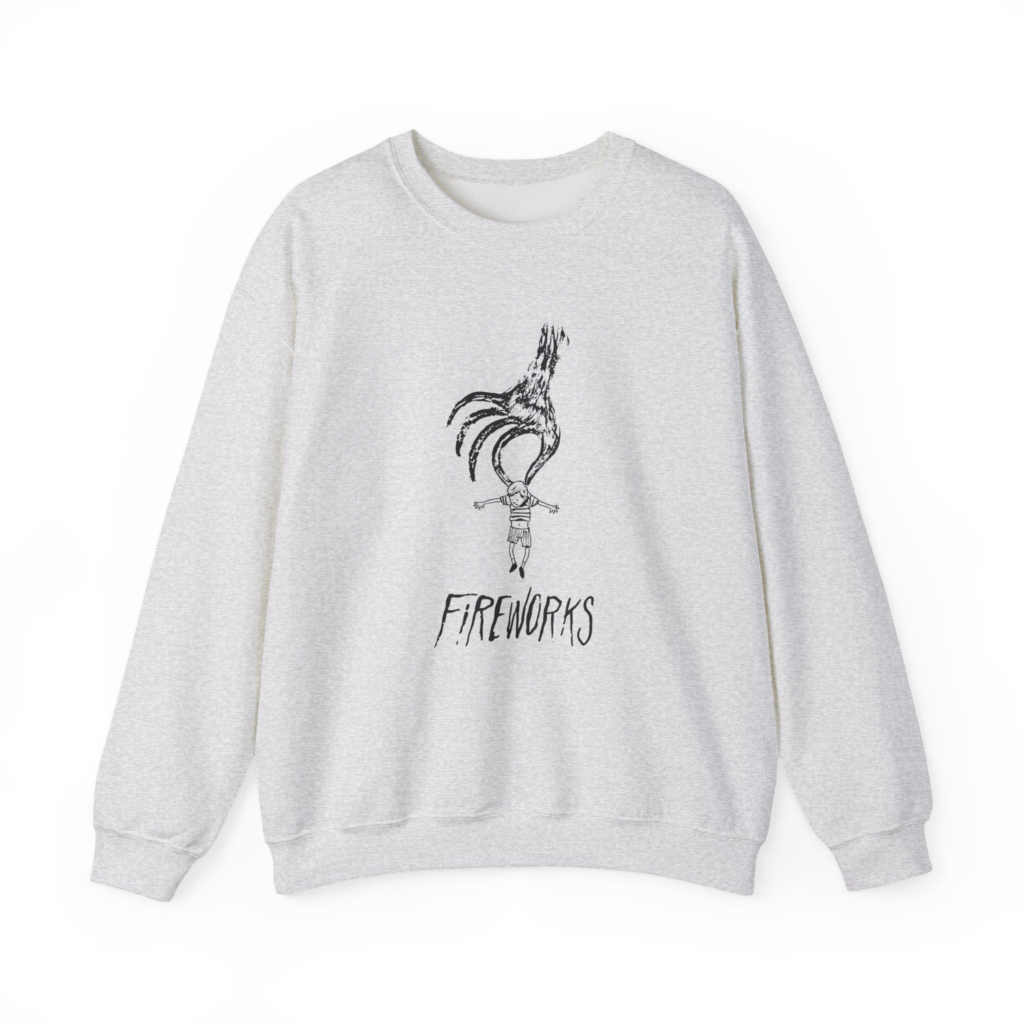 Fireworks Hand Unisex Heavy Blendâ„¢ Crewneck Sweatshirt