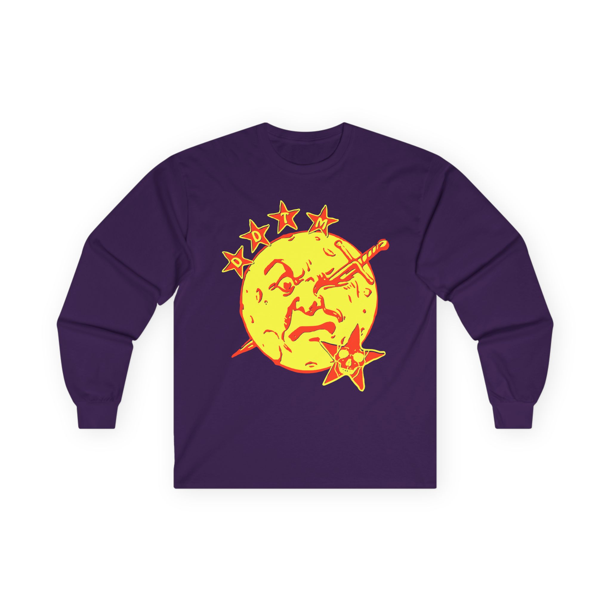 Foxing Moon Face Unisex Ultra Cotton Long Sleeve Tee