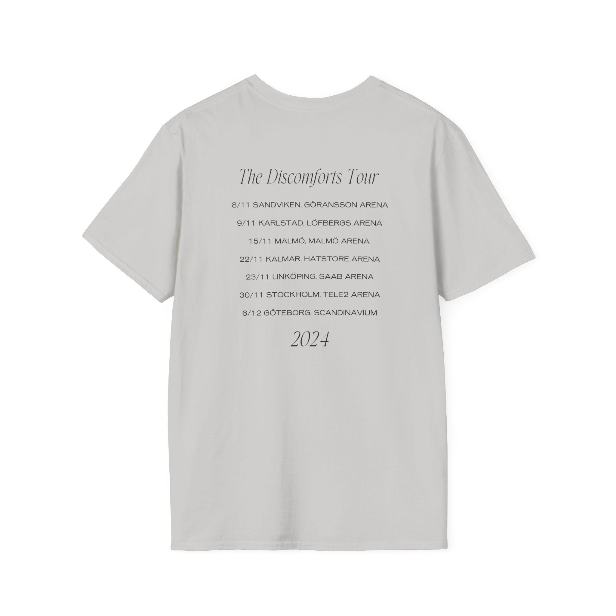 Albin Lee Meldau Discomforts Tour Unisex Softstyle T-Shirt
