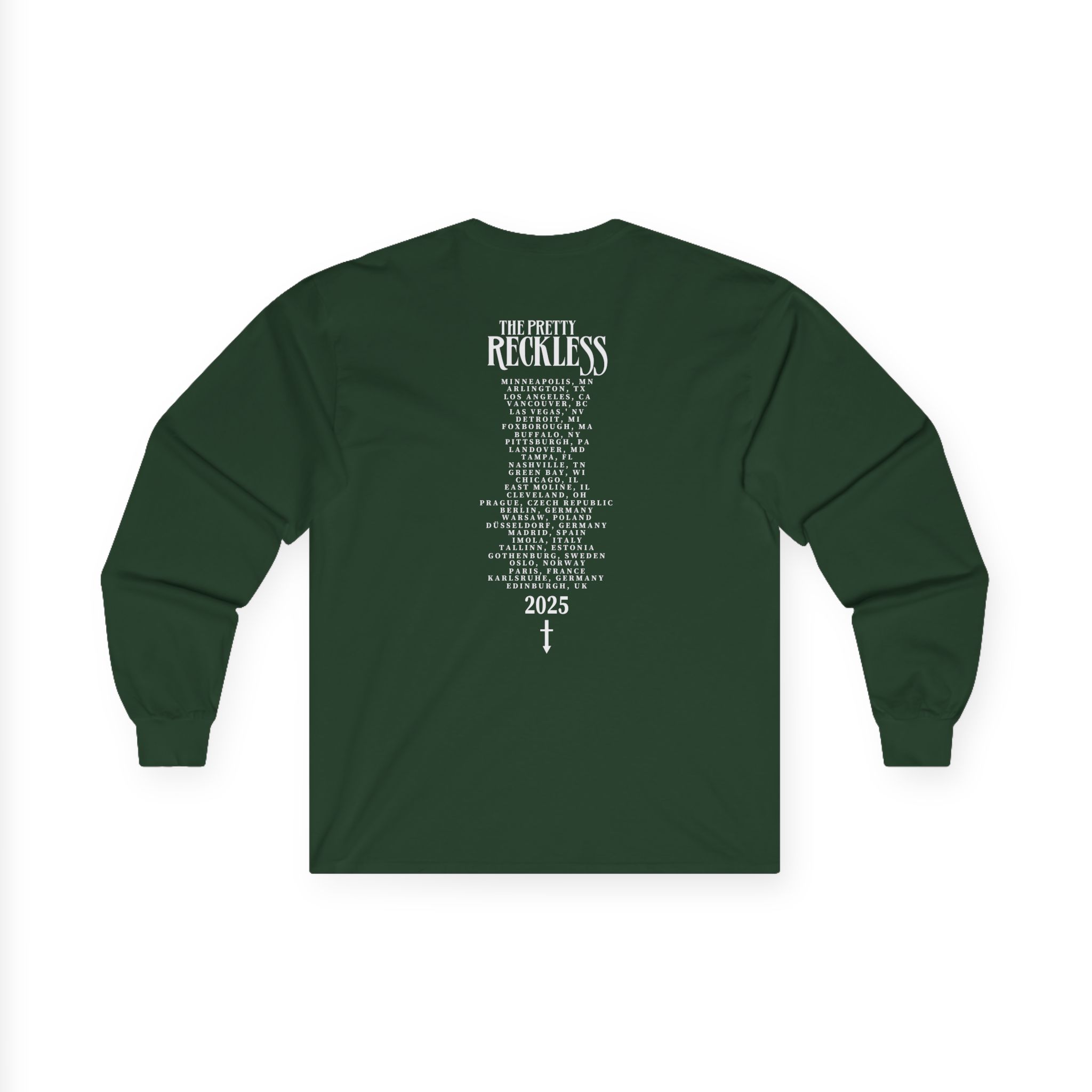 The Pretty Reckless 2025 Tour Unisex Ultra Cotton Long Sleeve Tee
