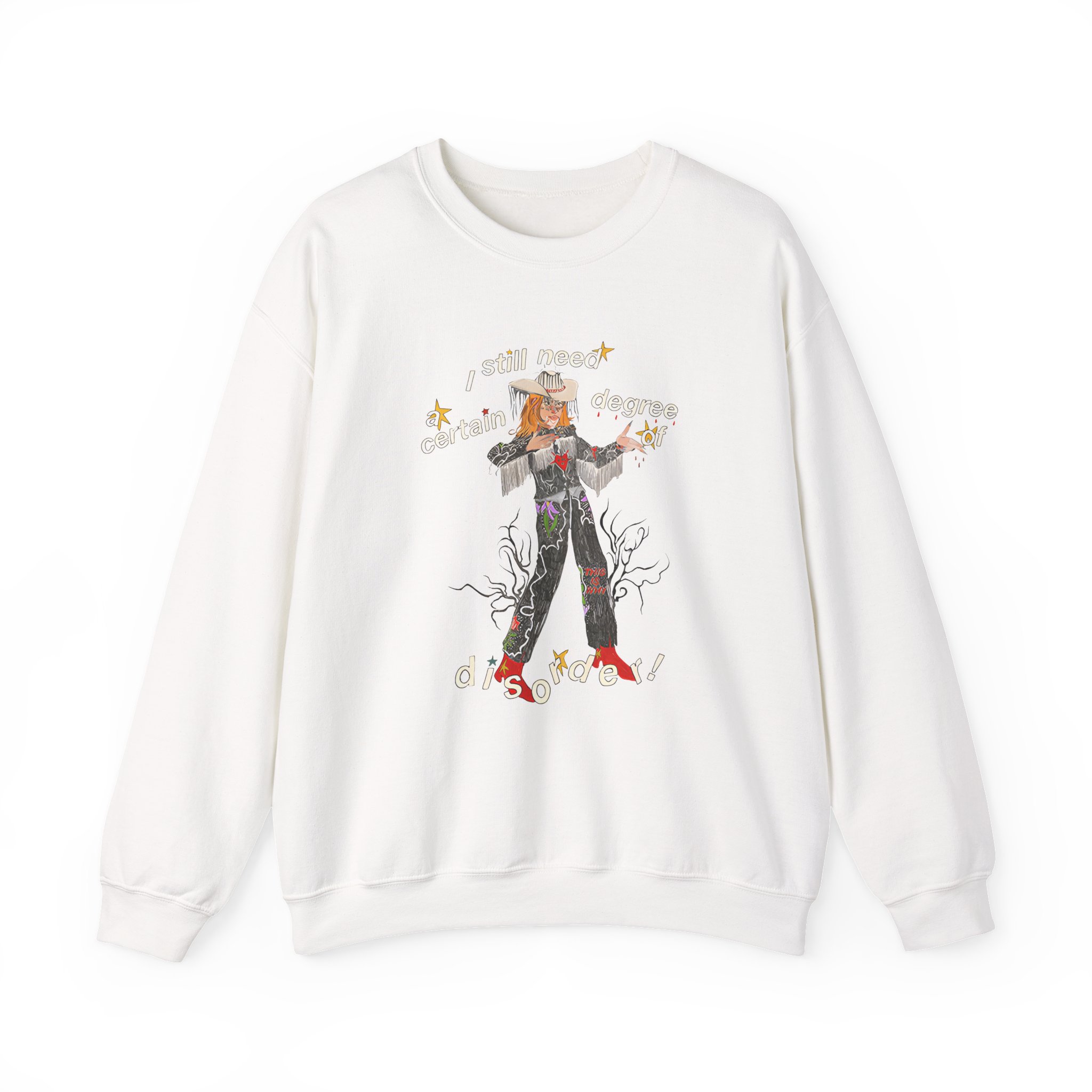Hayley Williams Cowboy Hayley Unisex Heavy Blendâ„¢ Crewneck Sweatshirt