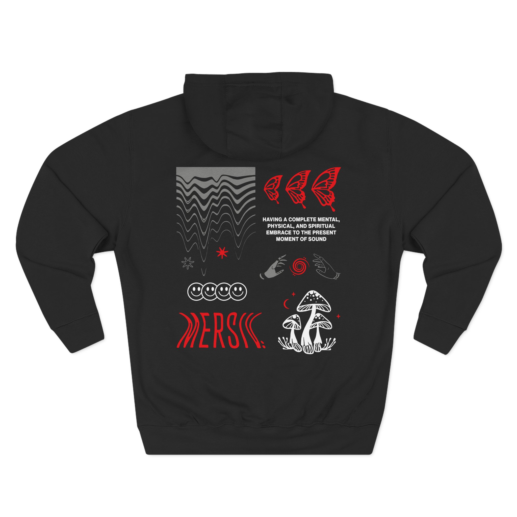Mersiv Atl Three-Panel Fleece Hoodie