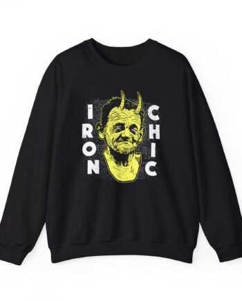Iron Chic Devilman Unisex Heavy Blend Crewneck Sweatshirt
