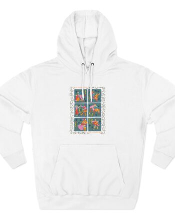 Drawfee Medieval Improvisation Three-Panel Fleece Hoodie