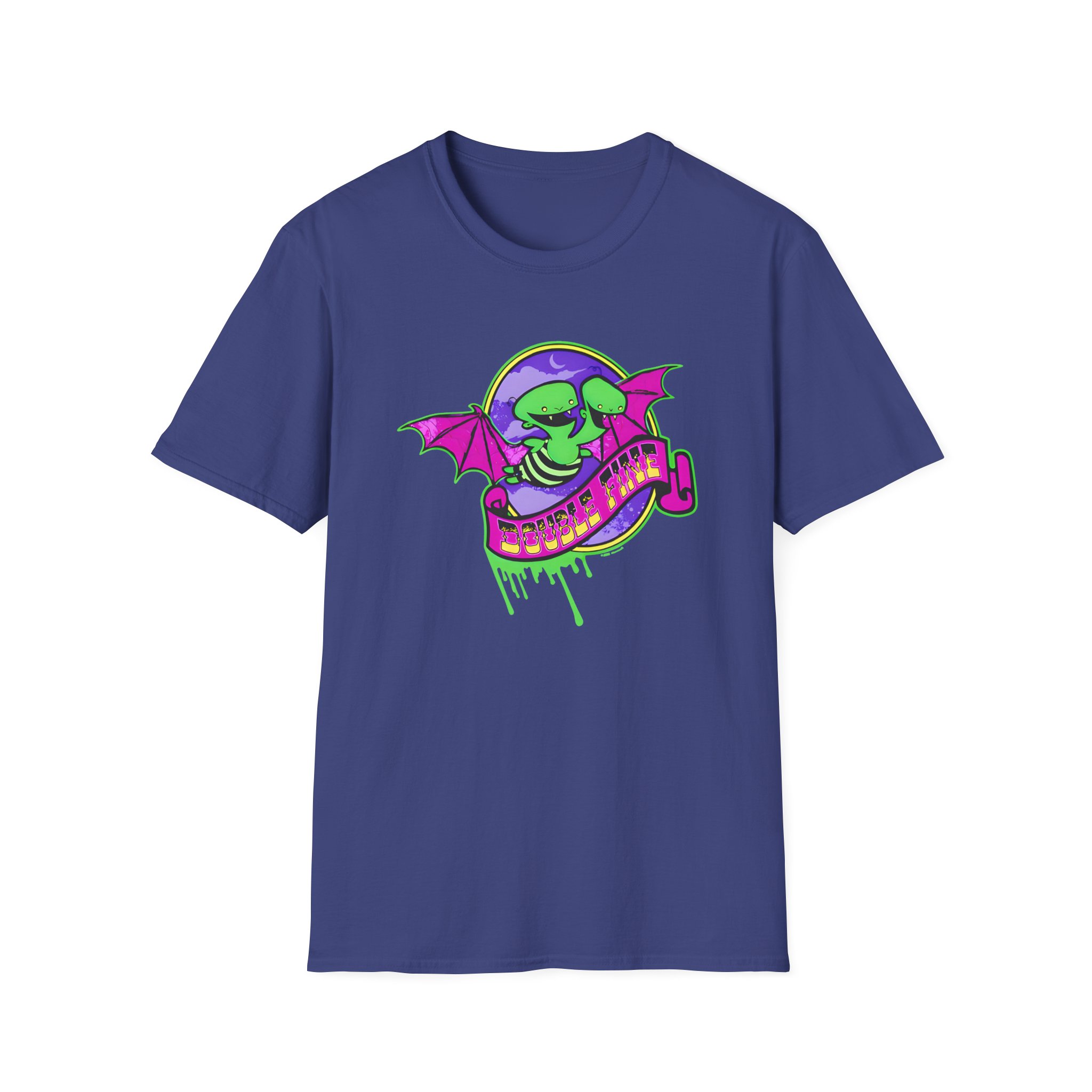 Double Fine Halloween Unisex Softstyle T-Shirt