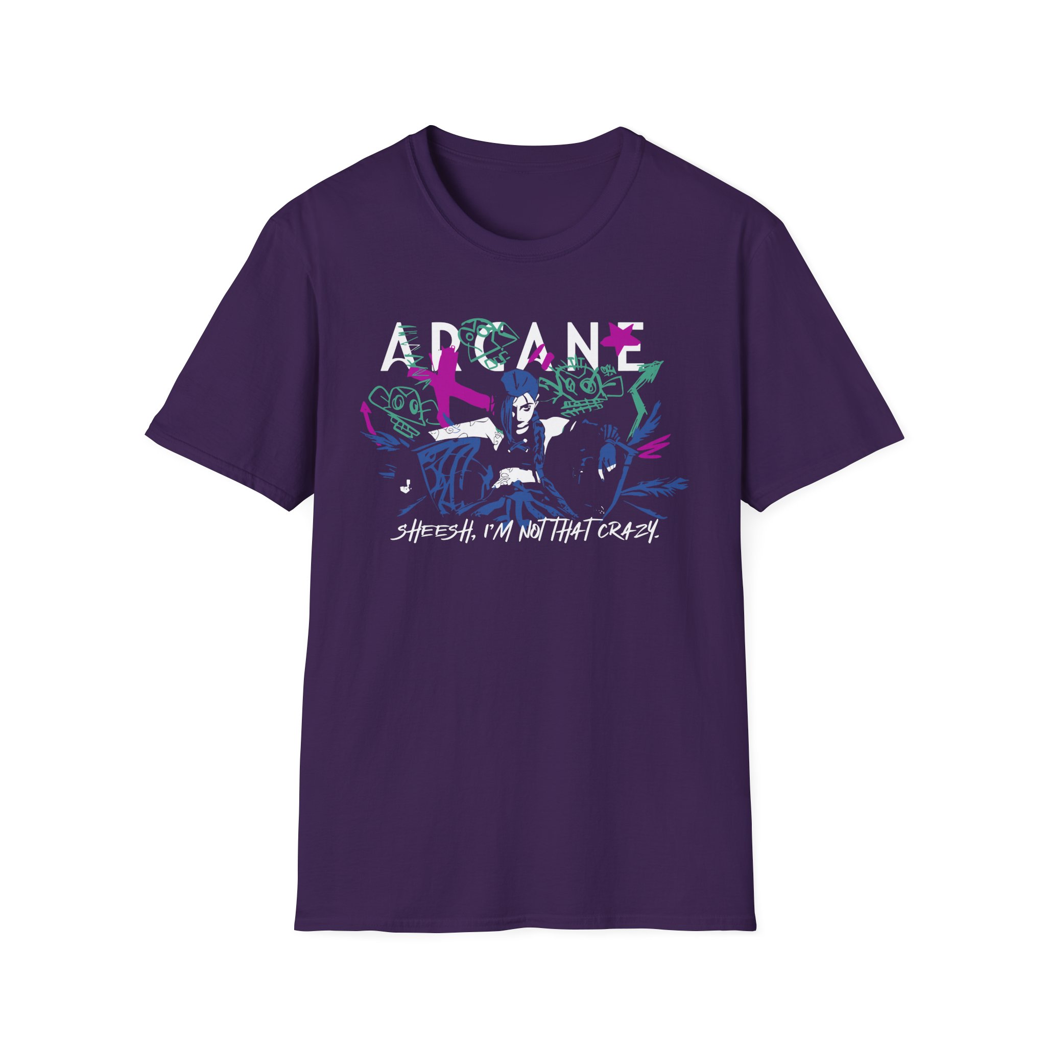 Jinx Arcane Unisex Softstyle T-Shirt