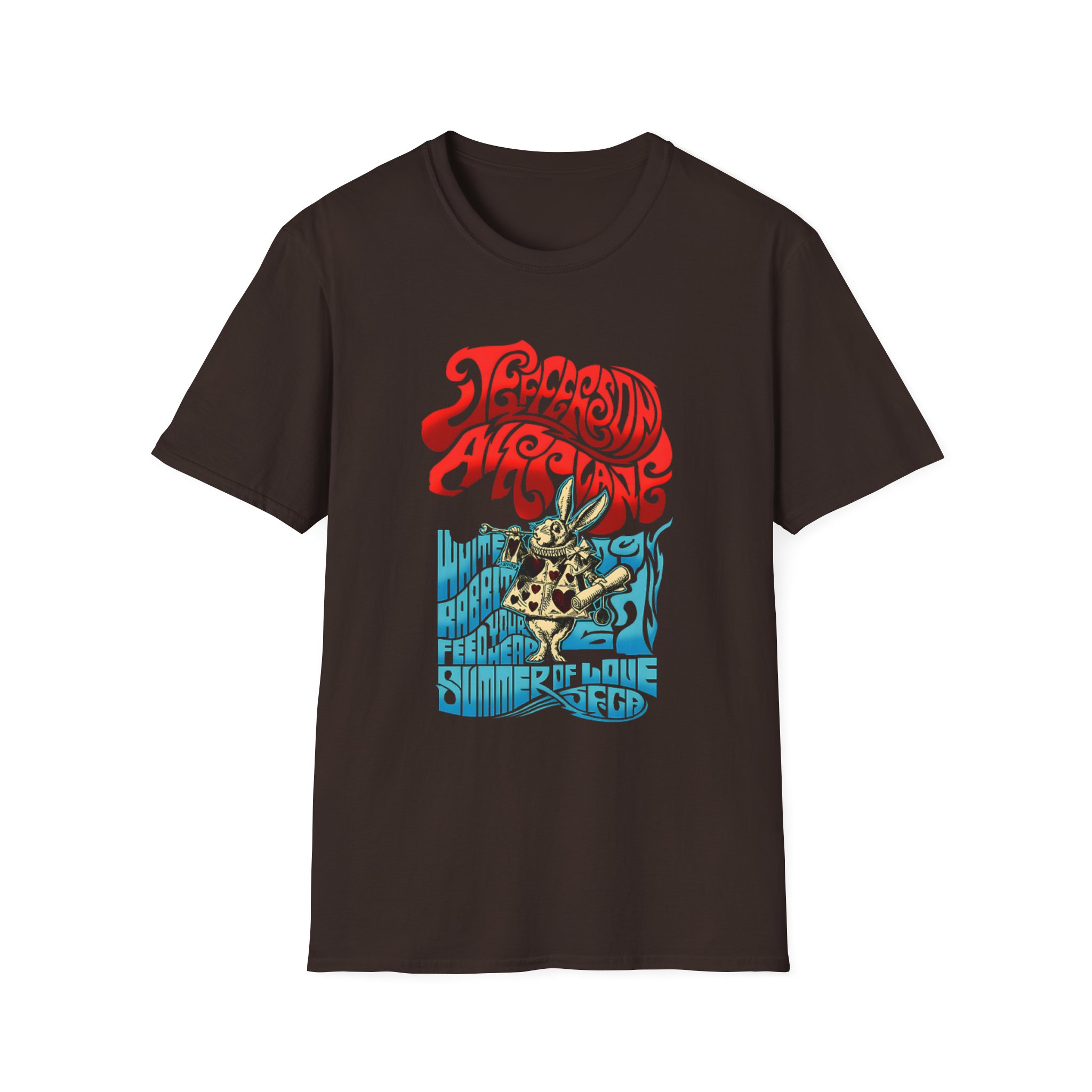 Jefferson Airplane Rabbit Unisex Softstyle T-Shirt