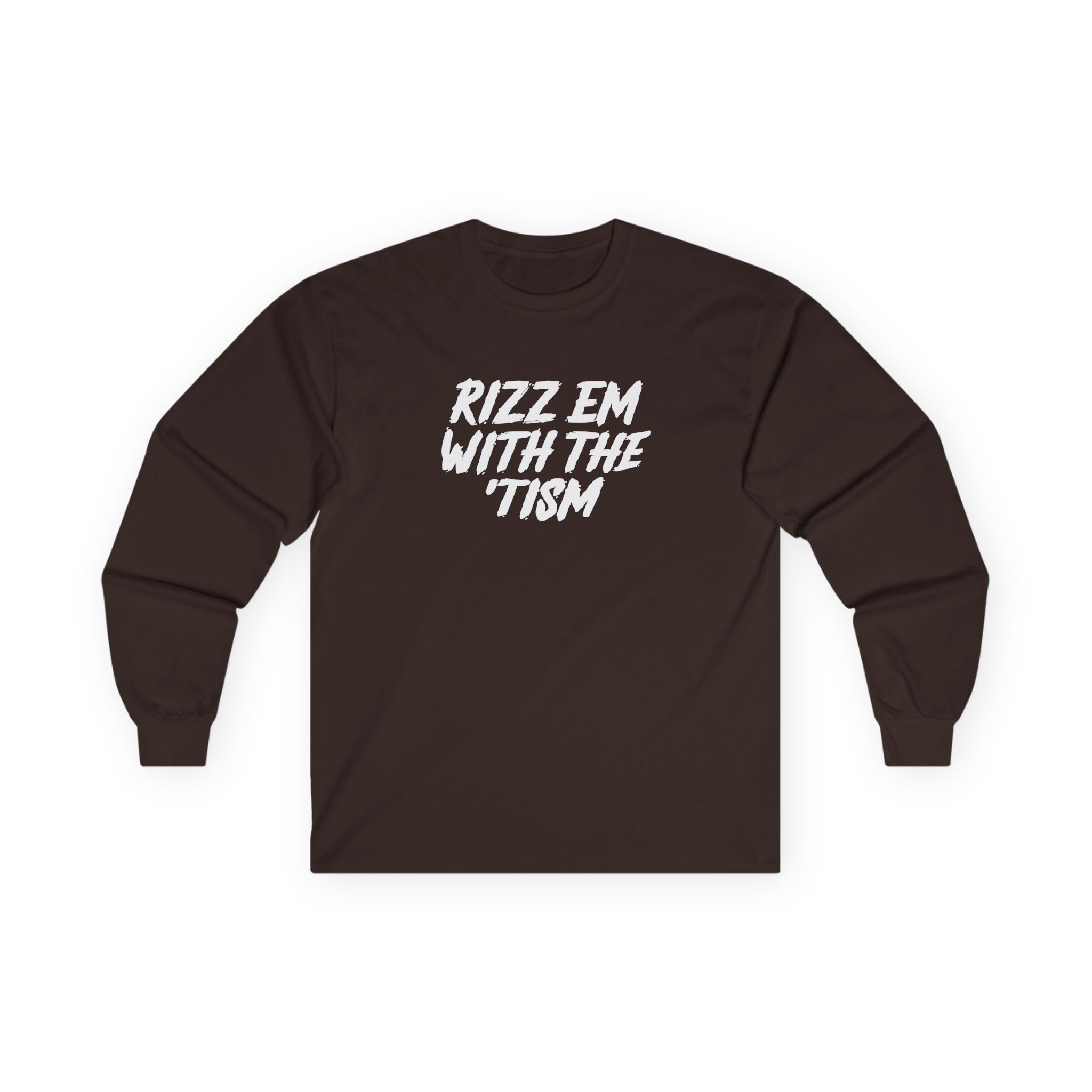 Ryan Windridge Rizz Em With the Tism Unisex Ultra Cotton Long Sleeve Tee