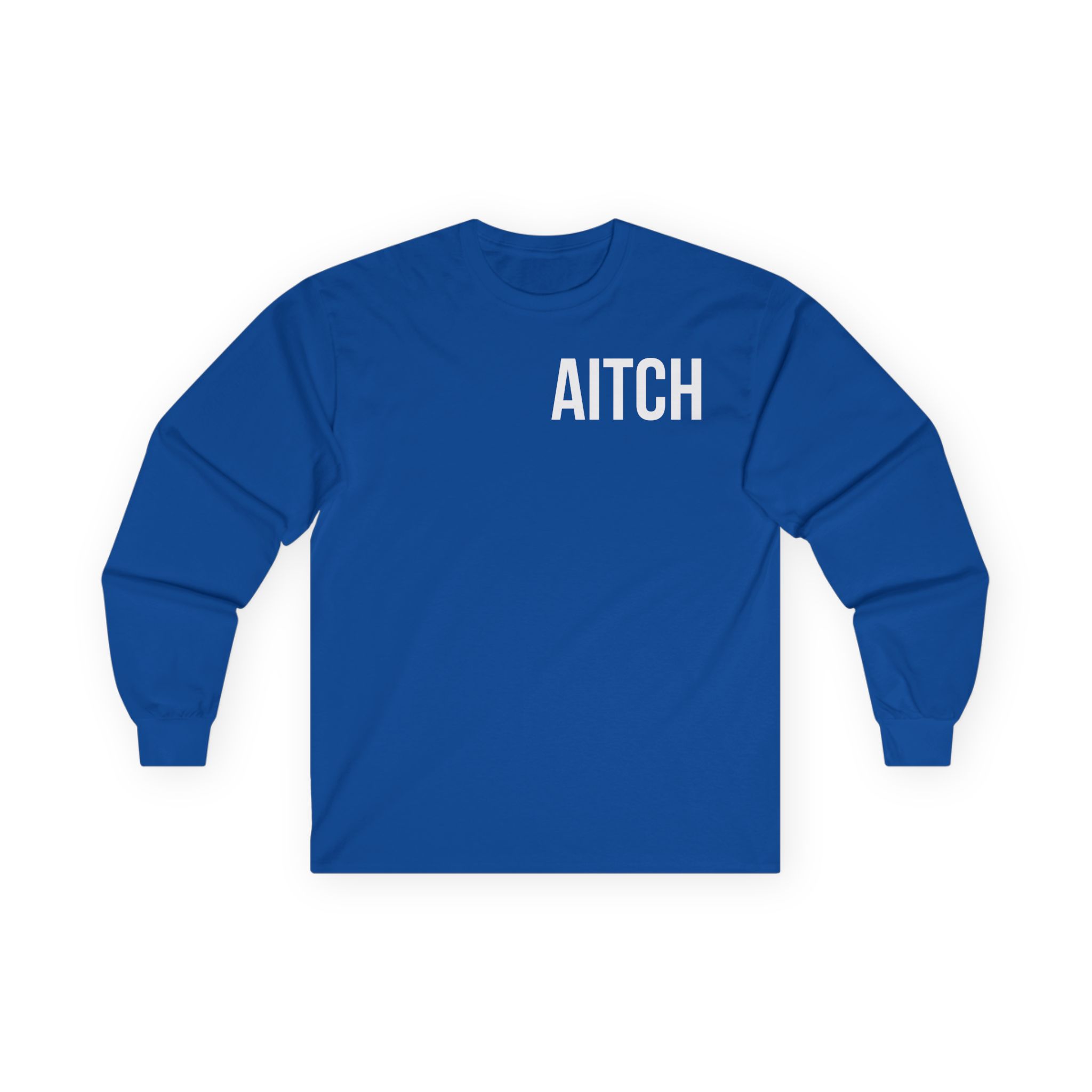 Aitch Pocket Logo Unisex Ultra Cotton Long Sleeve Tee