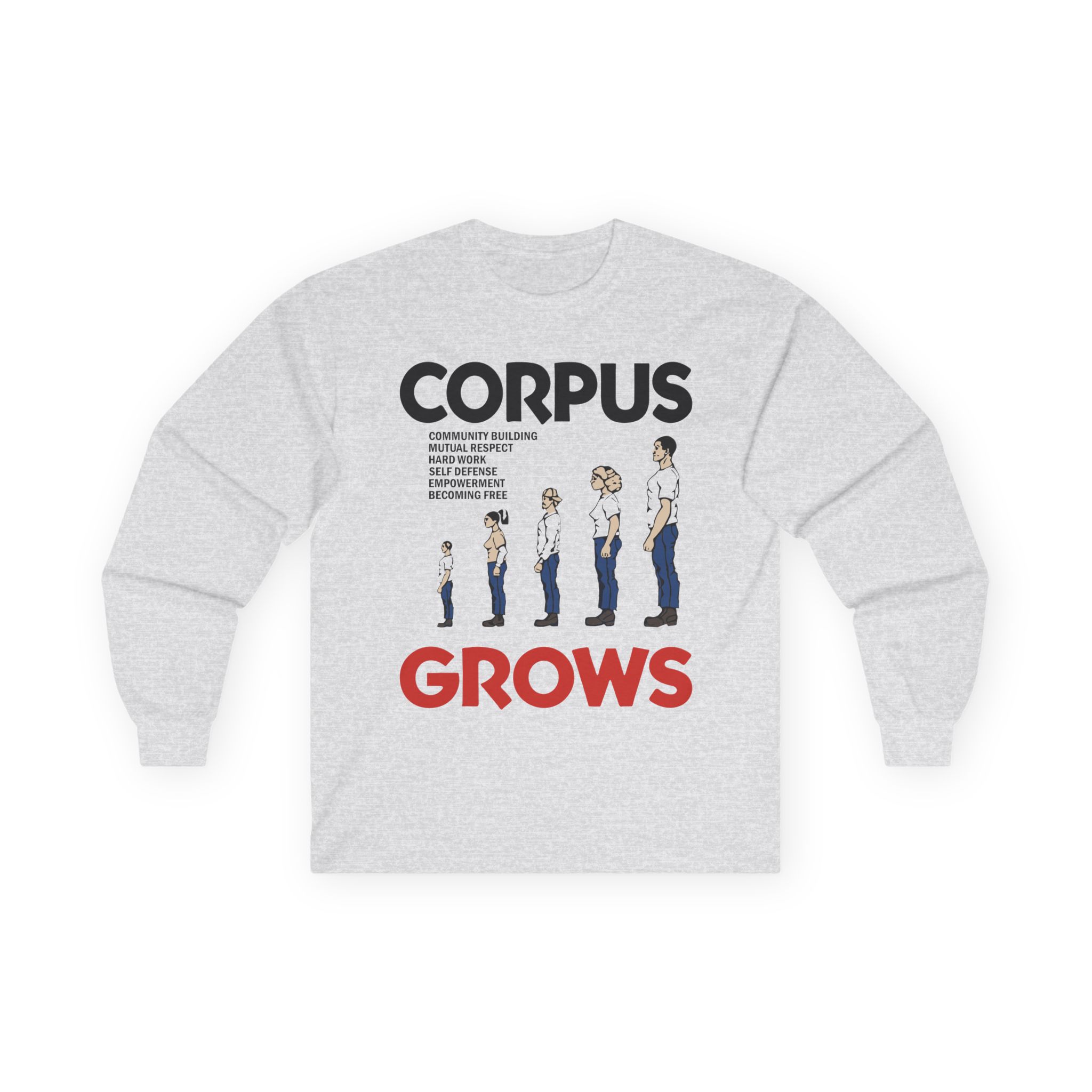 Show Me the Body Corpus Grows Unisex Ultra Cotton Long Sleeve Tee