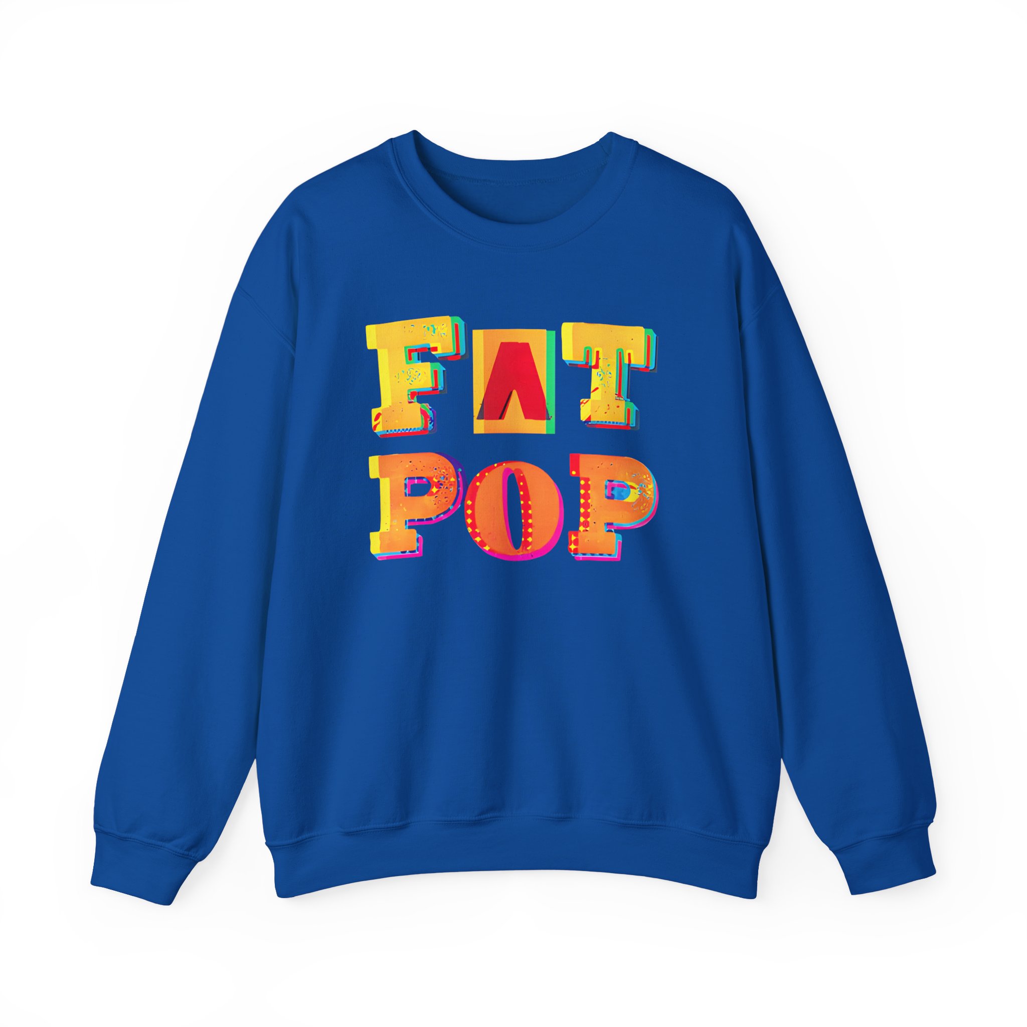 PW Fat Pop Logo Unisex Heavy Blendâ„¢ Crewneck Sweatshirt
