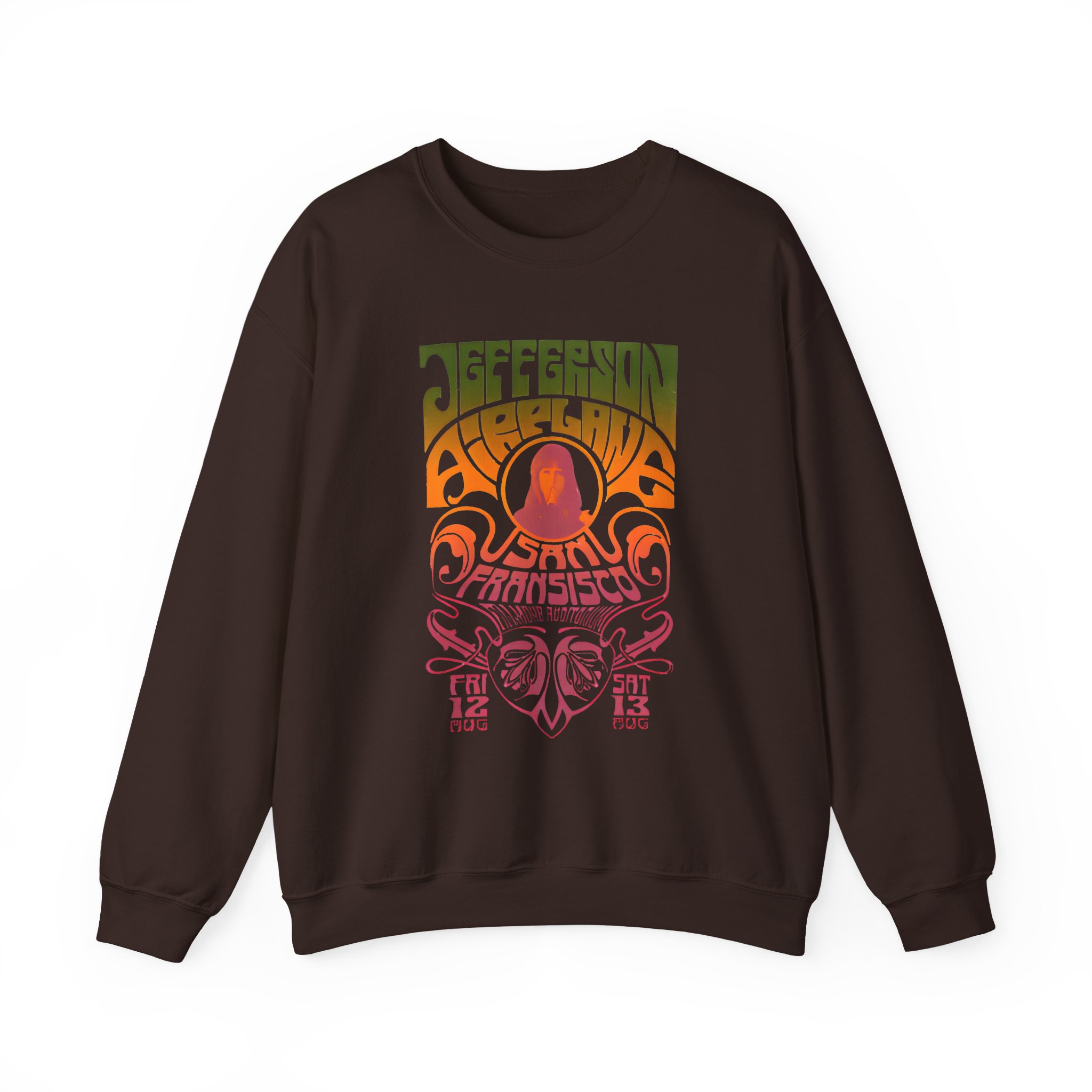 Jefferson Airplane Psychedelic Unisex Heavy Blendâ„¢ Crewneck Sweatshirt