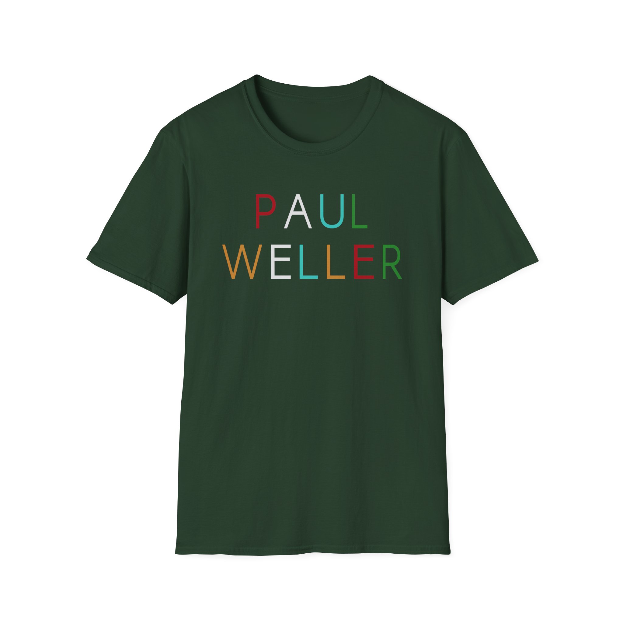 PW Multicolour Logo Unisex Softstyle T-Shirt