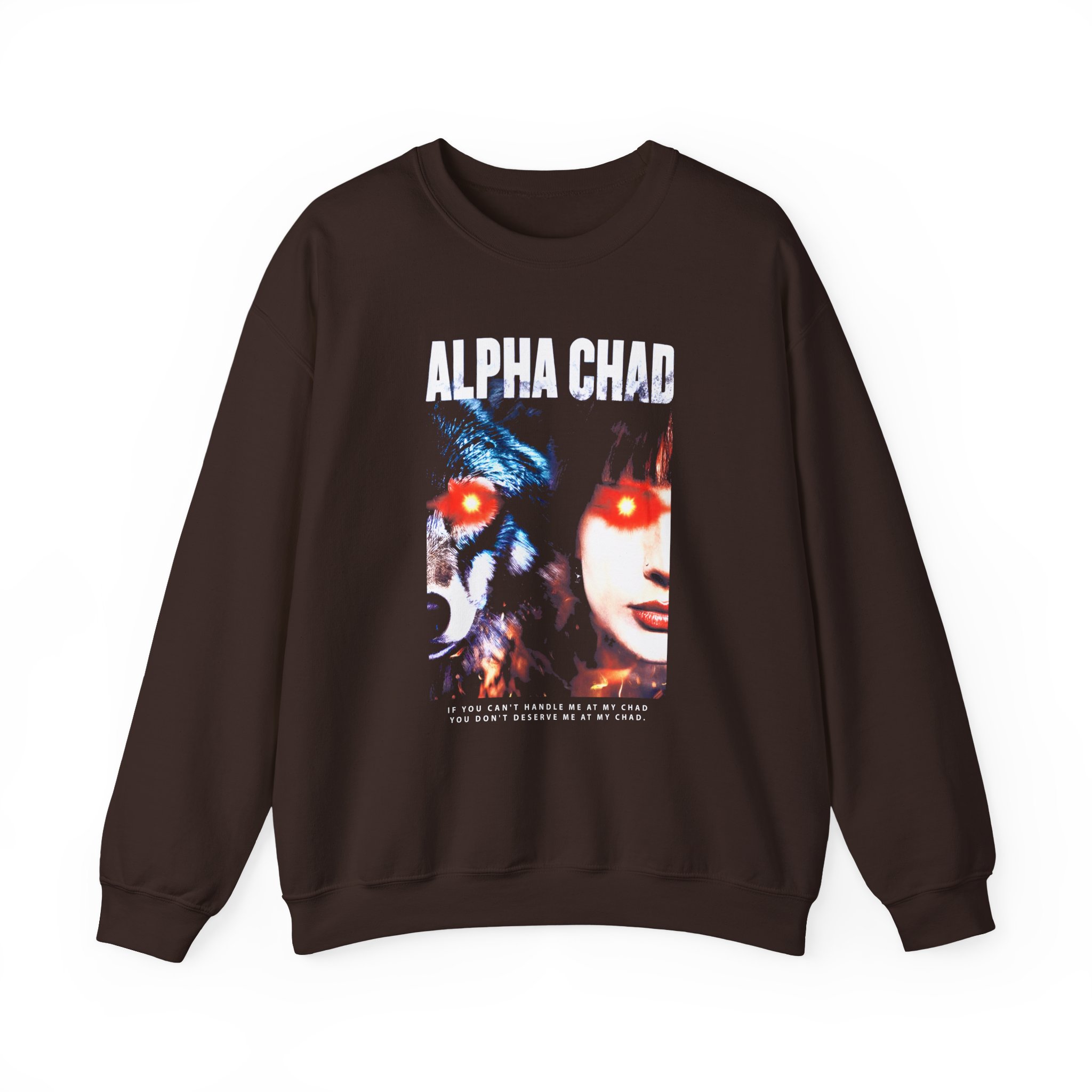 Chad Chad Alpha Chad Unisex Heavy Blendâ„¢ Crewneck Sweatshirt