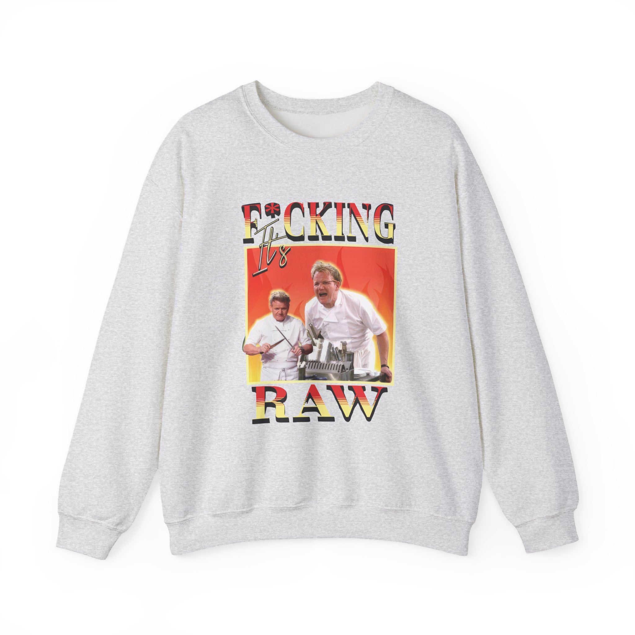 Gordon Ramsay It's F*cking Raw Unisex Heavy Blendâ„¢ Crewneck Sweatshirt