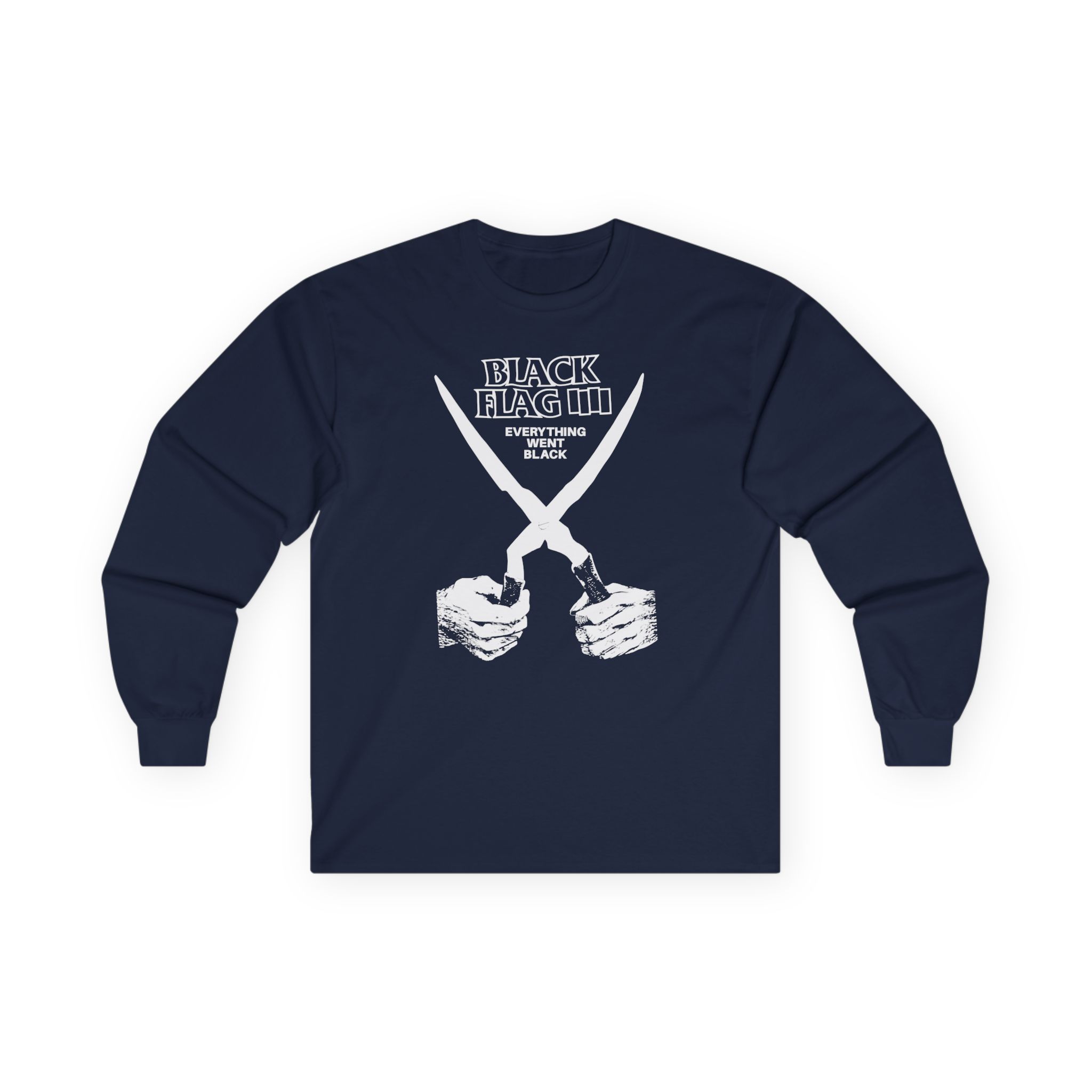 Black Flag Everything Went Unisex Ultra Cotton Long Sleeve Tee