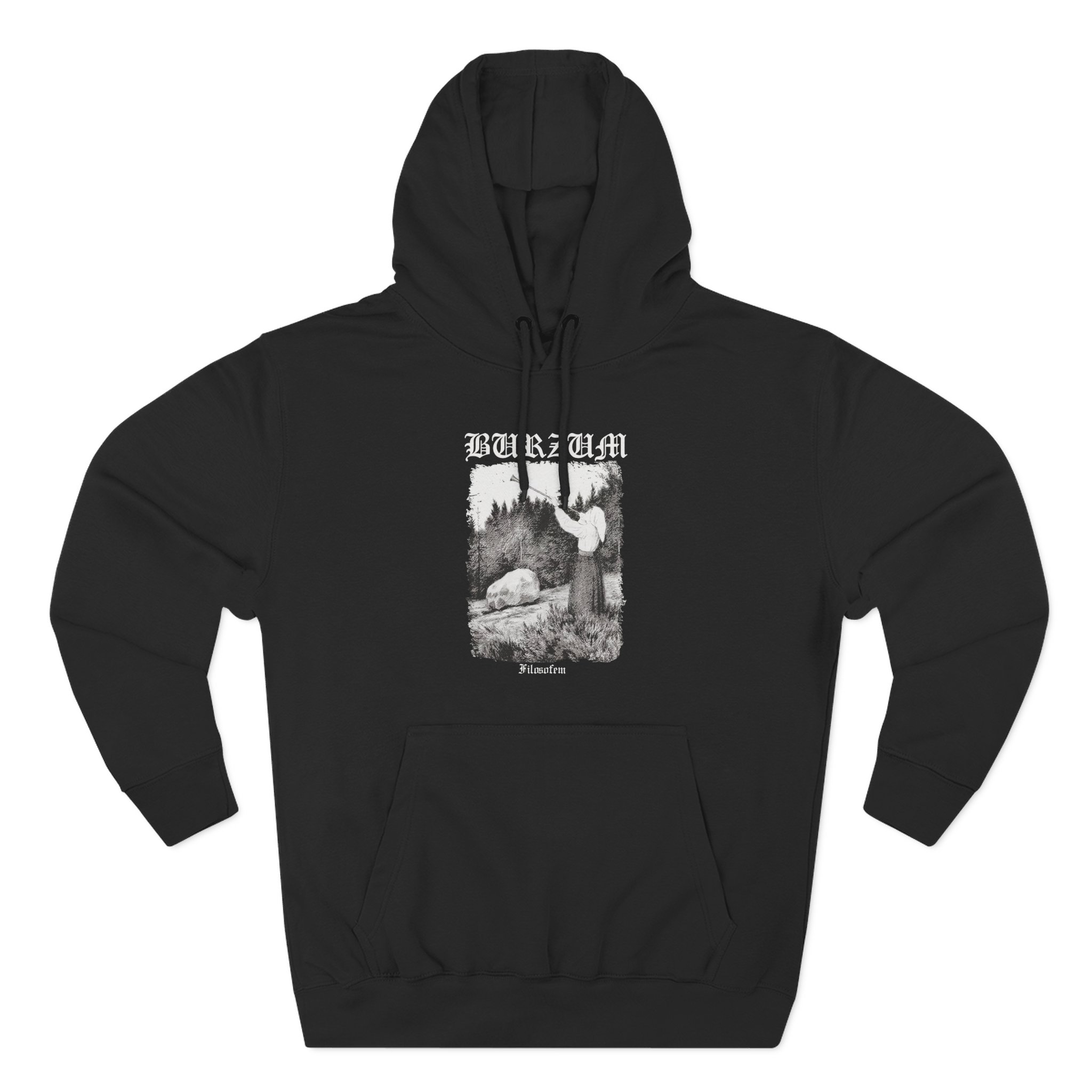 Burzum Filosofem Three-Panel Fleece Hoodie