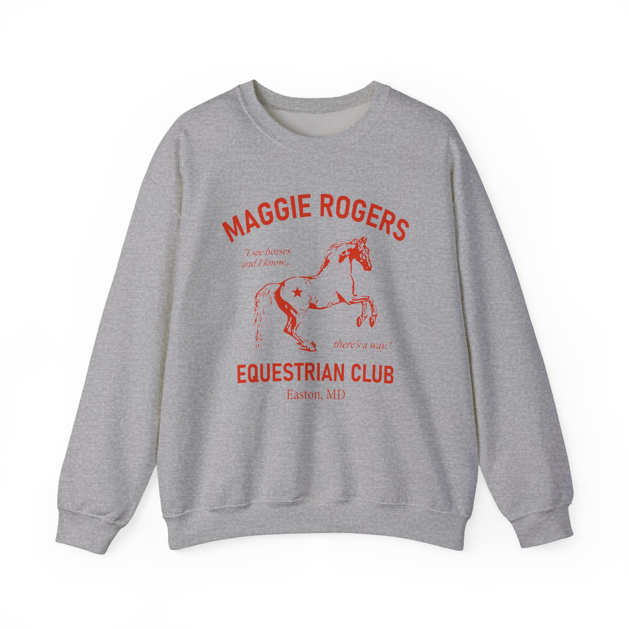Maggie Rogers Equestrian Club Unisex Heavy Blendâ„¢ Crewneck Sweatshirt