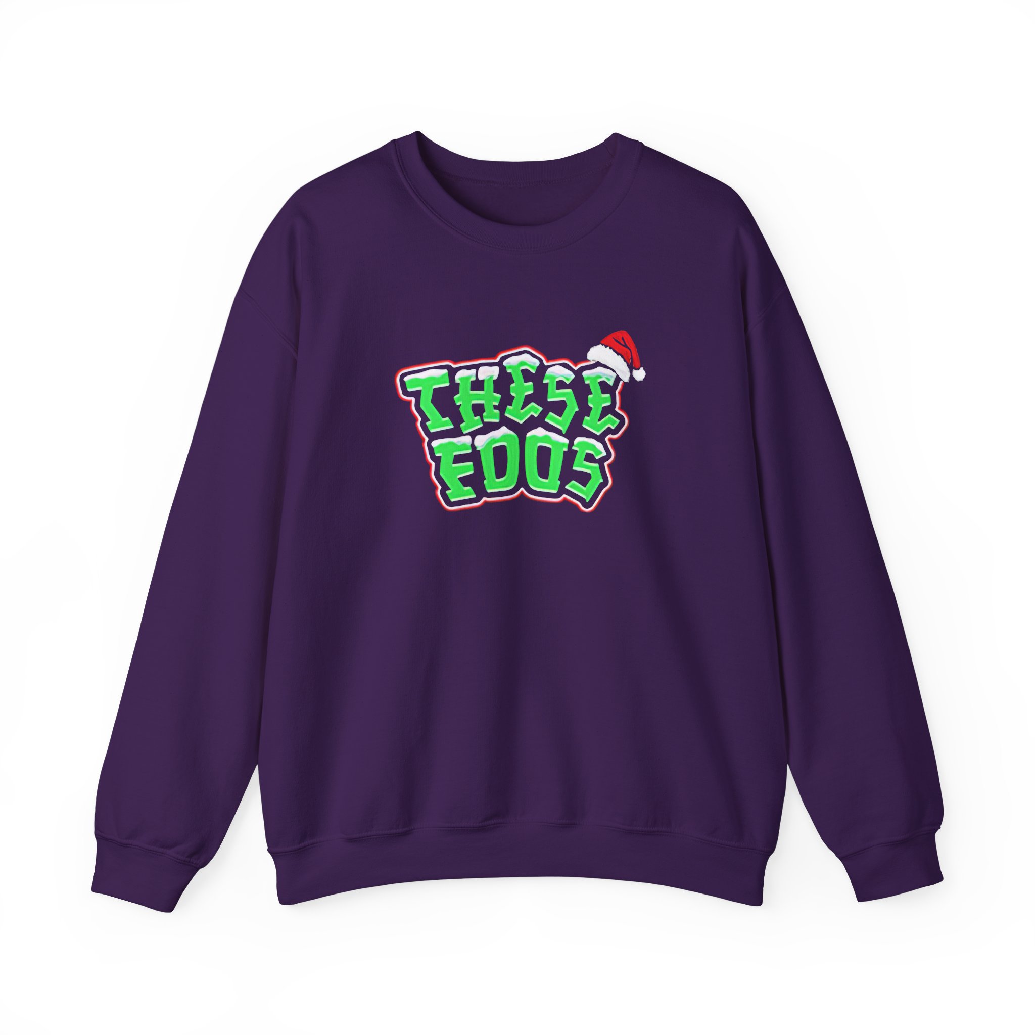 These Foos Lil Foo Santa Christmas Unisex Heavy Blendâ„¢ Crewneck Sweatshirt