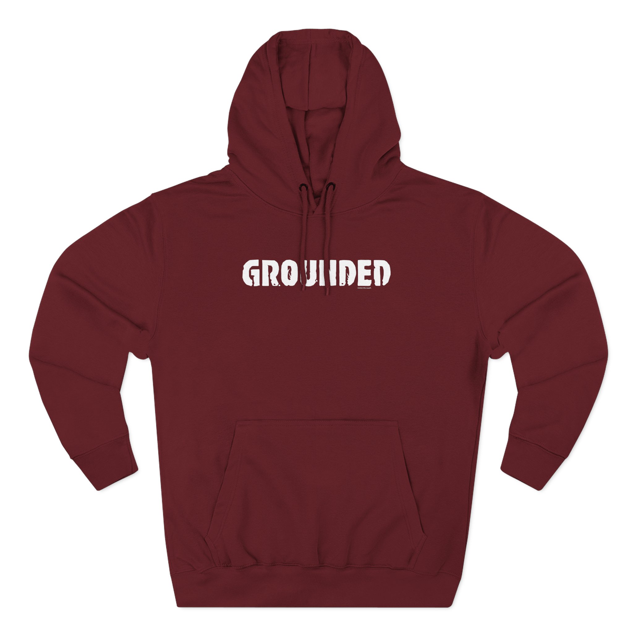 Grounded Logo Three-Panel Fleece Hoodie