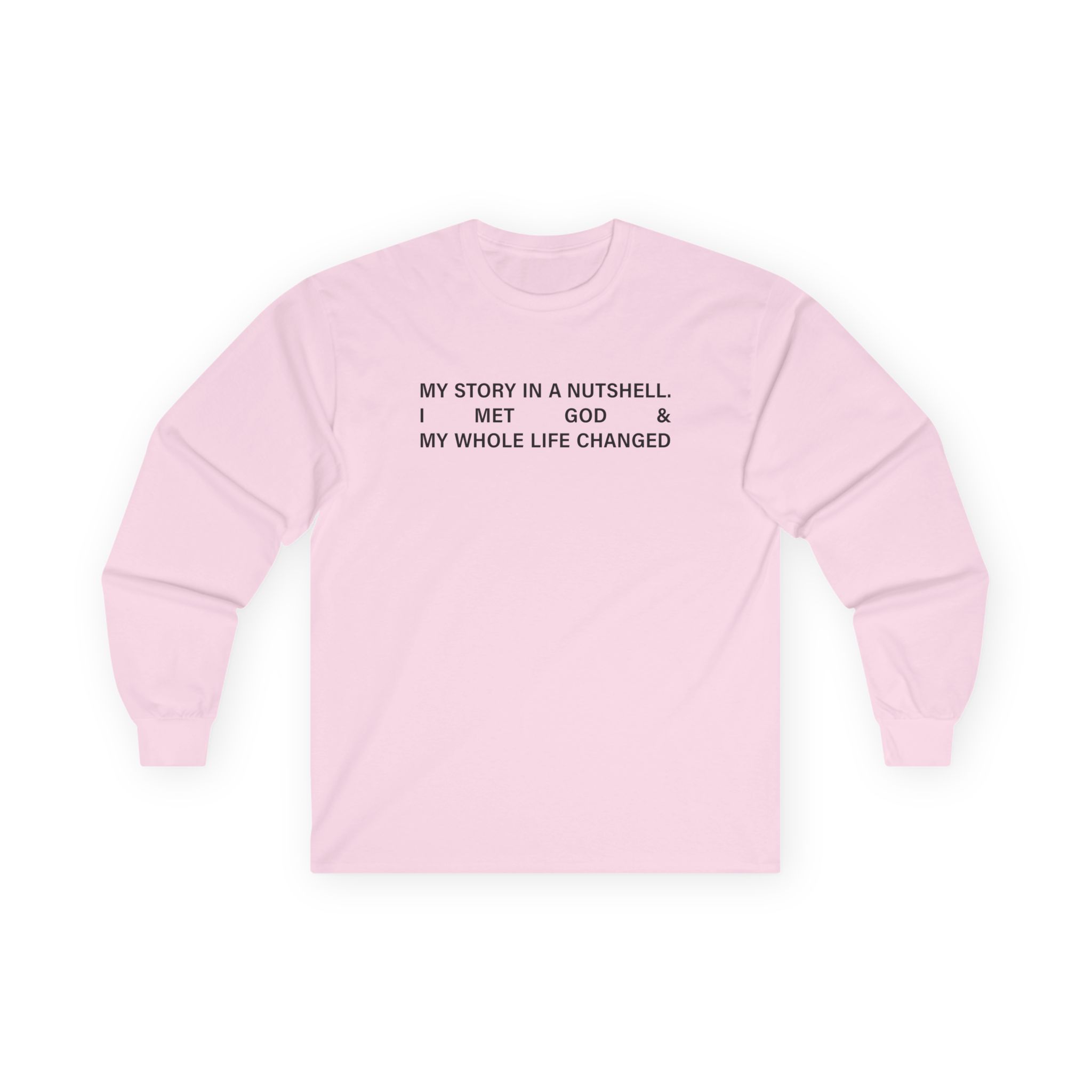 Lecrae I Met God Tan Unisex Ultra Cotton Long Sleeve Tee