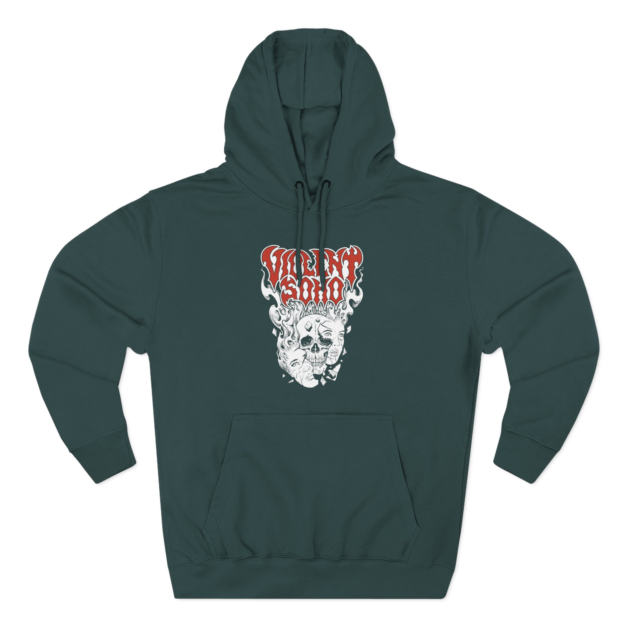 Violent Soho Murdoch Skull Three-Panel Fleece Hoodie
