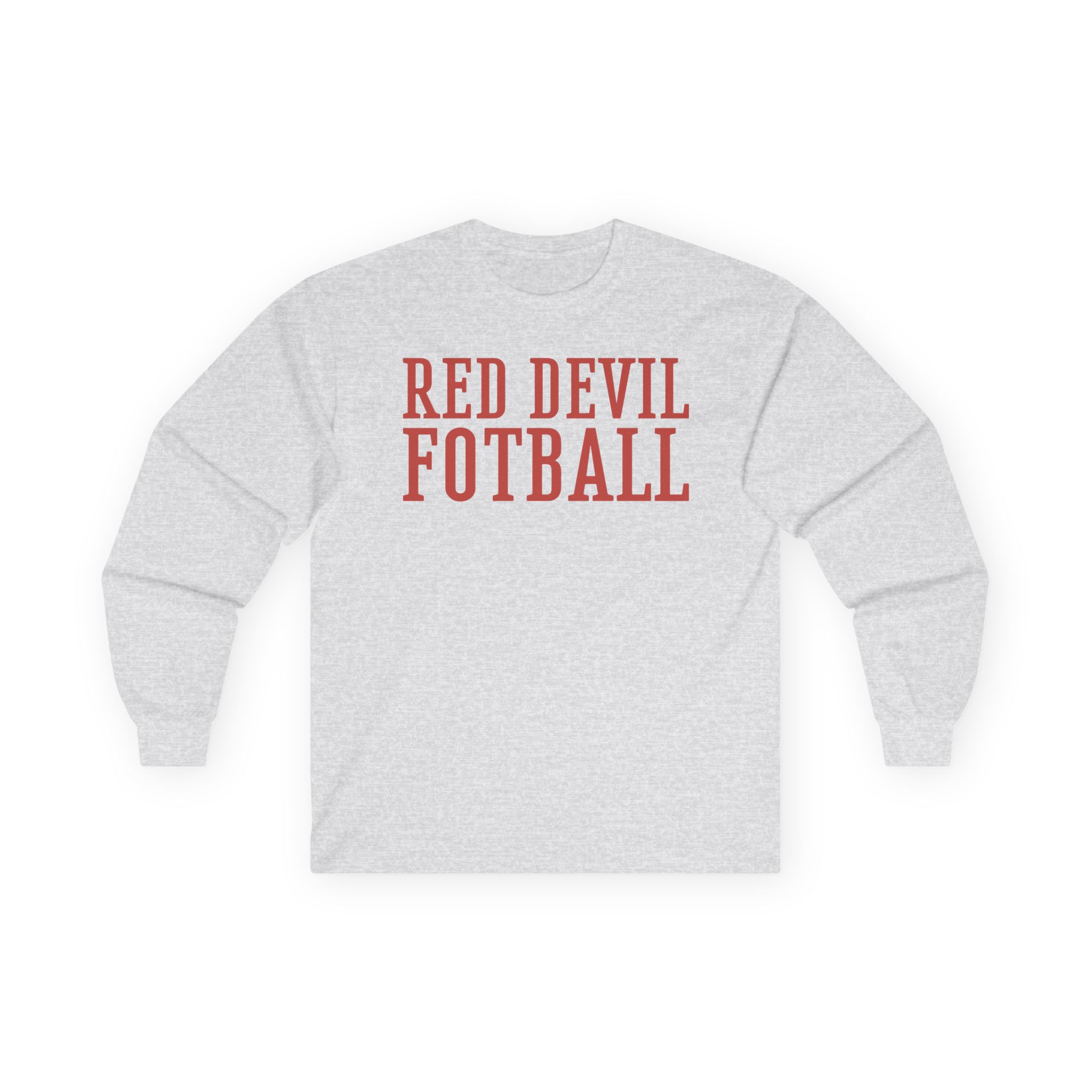 Shaboozey Red Devil Football Unisex Ultra Cotton Long Sleeve Tee
