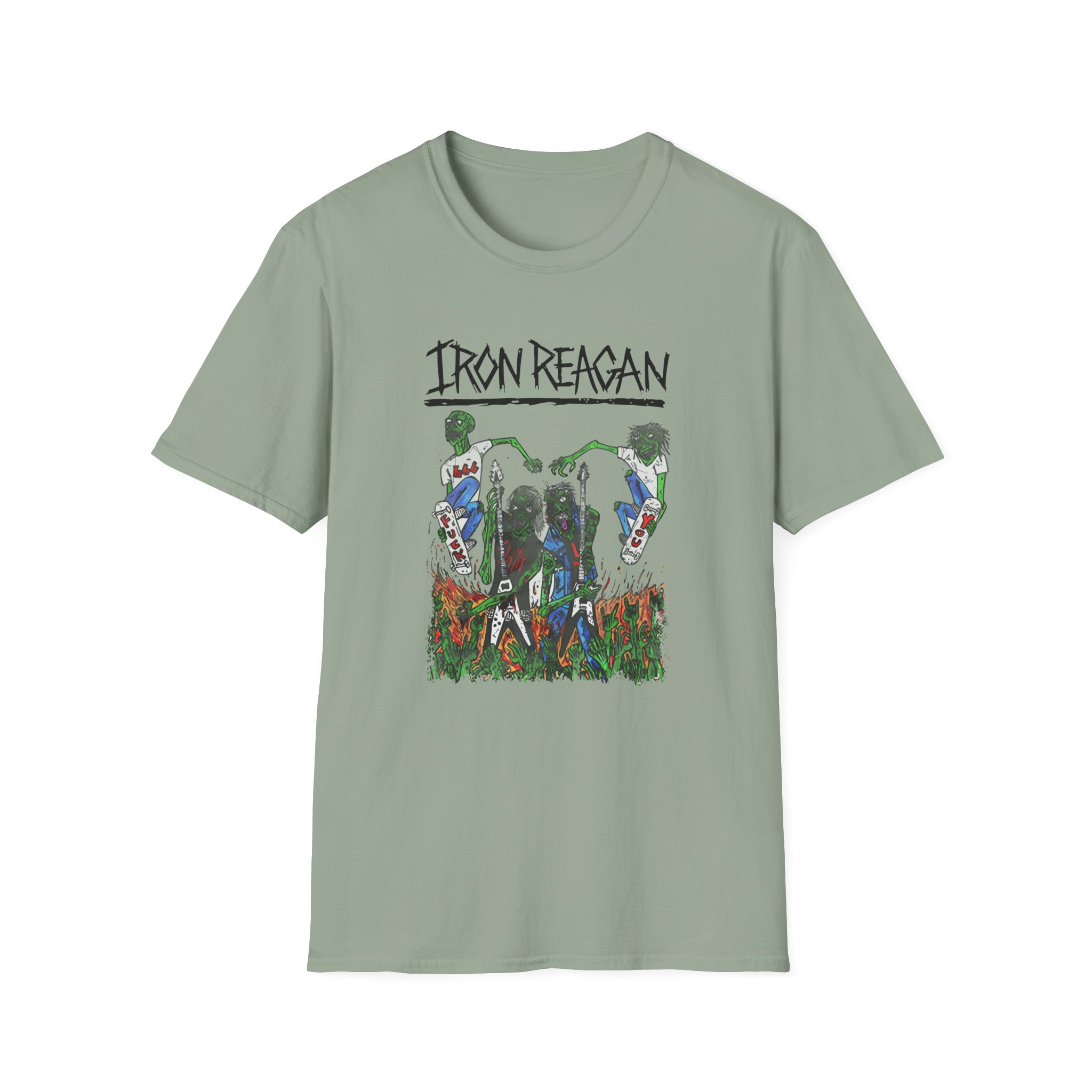 Iron Reagan Death Pit Unisex Softstyle T-Shirt
