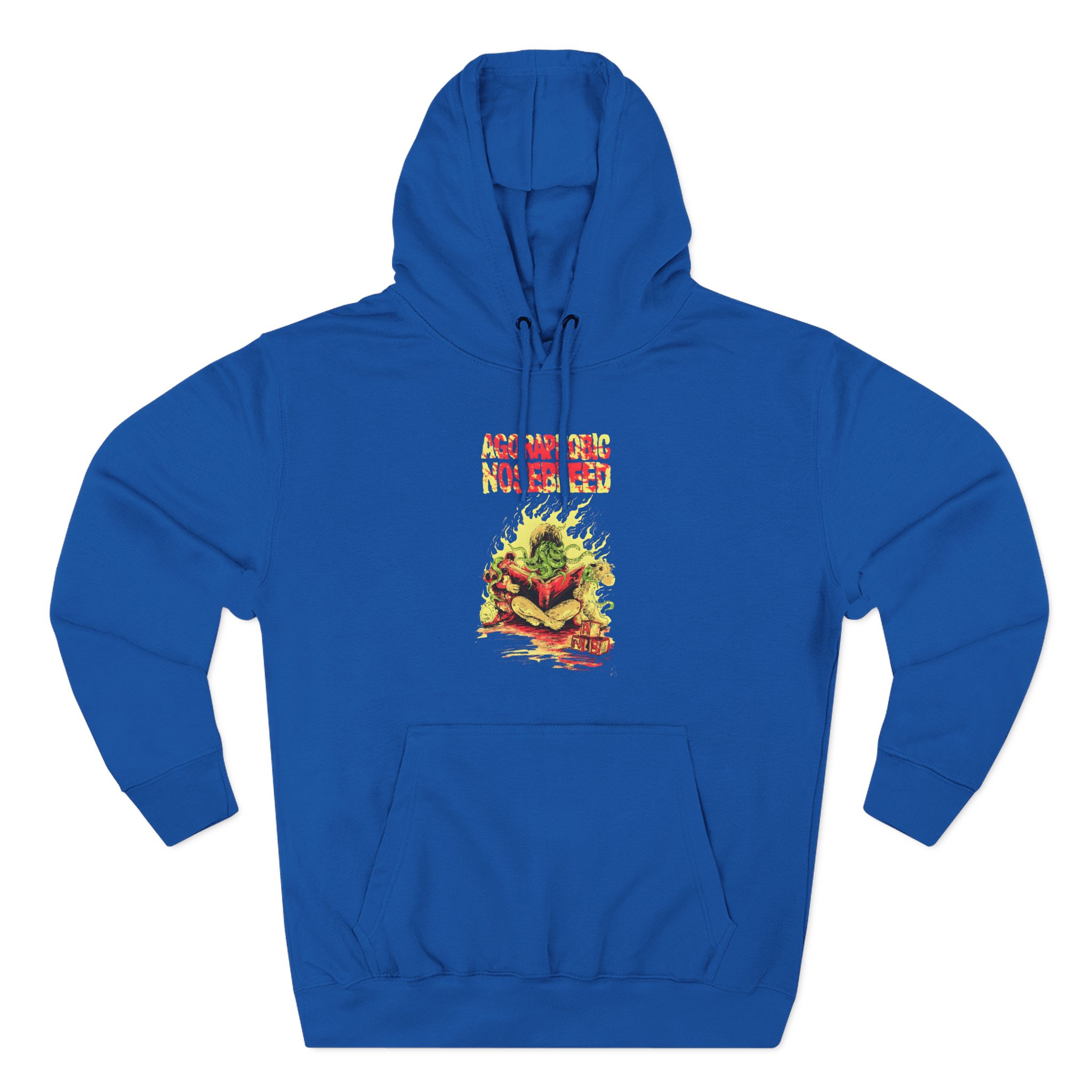 Agoraphobic Nosebleed Octo Book Three-Panel Fleece Hoodie