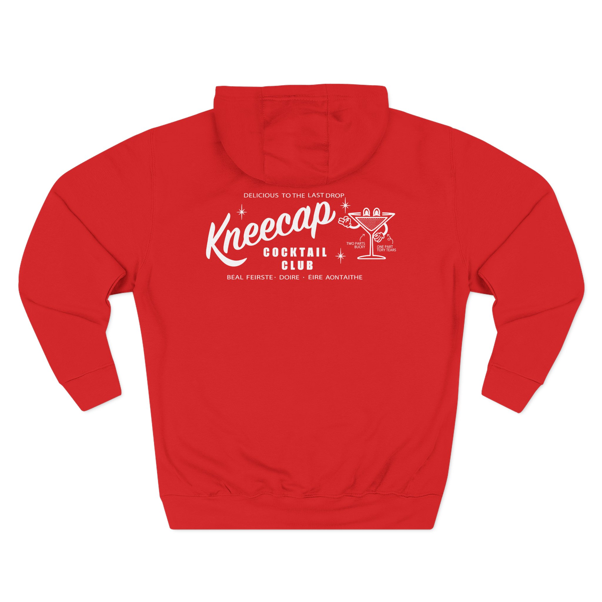 Kneecap Cocktail Three-Panel Fleece Hoodie