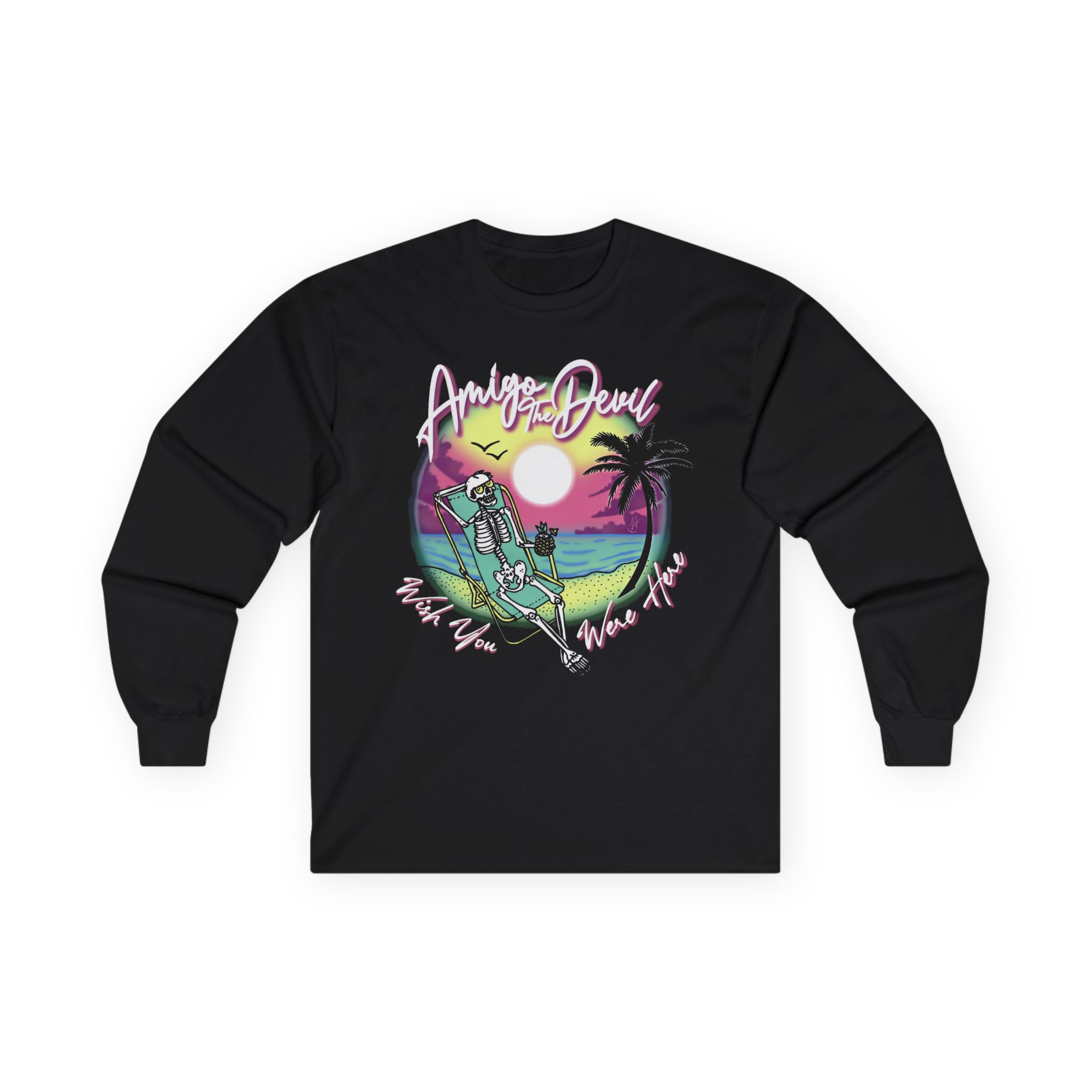 Amigo the Devil Vacation Unisex Ultra Cotton Long Sleeve Tee