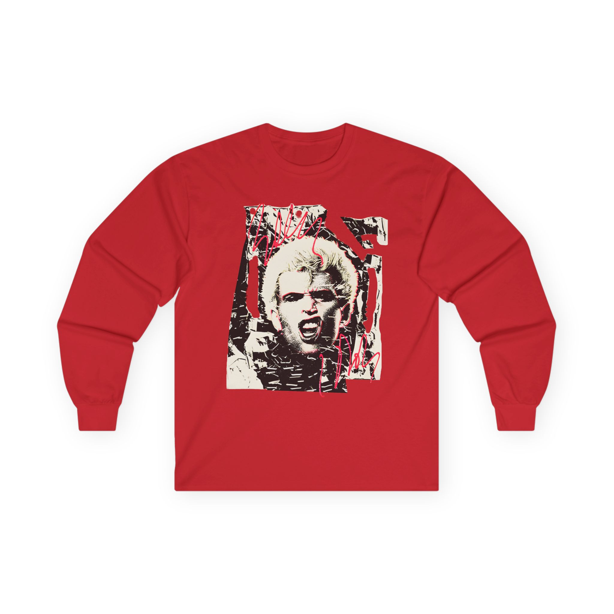 Billy Idol Shattered Photo Unisex Ultra Cotton Long Sleeve Tee