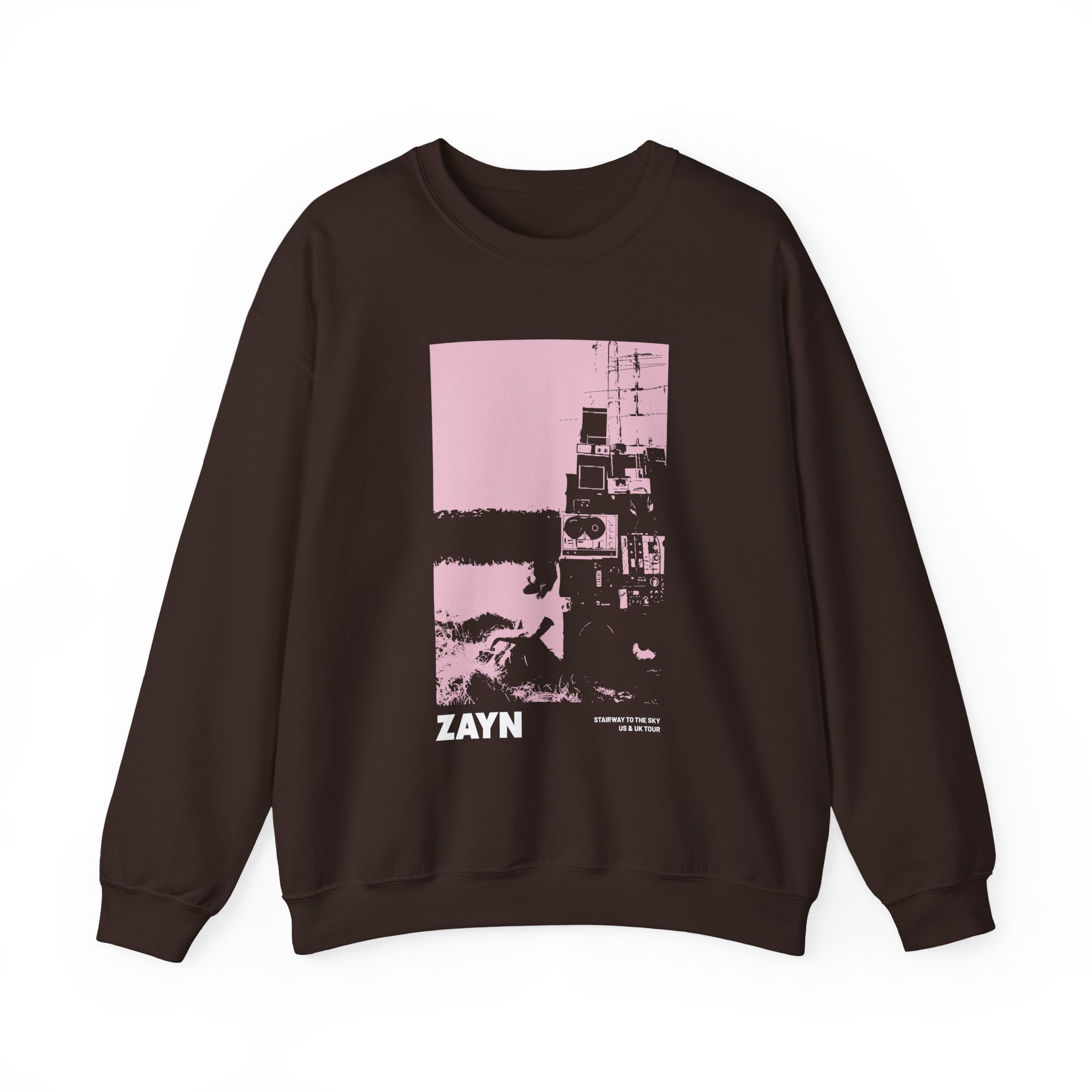Zayn Malik Antenna Itin Faded Unisex Heavy Blendâ„¢ Crewneck Sweatshirt