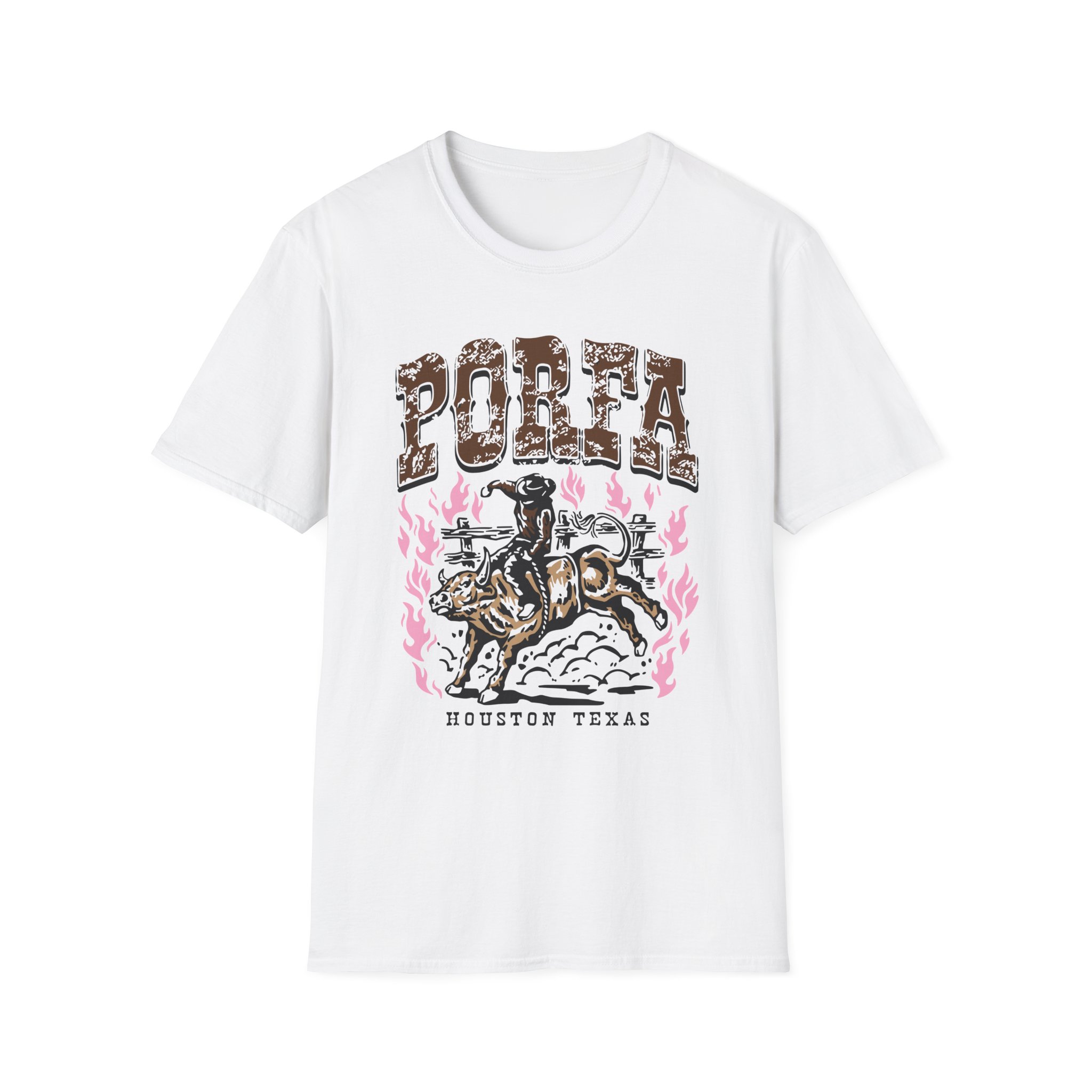 Porfa Houston Texas Unisex Softstyle T-Shirt